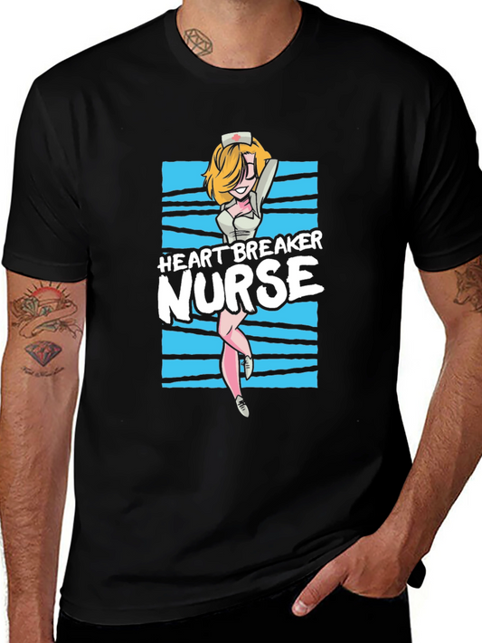 Heartbreaker Nurse T-Shirt - Novelty Graphic Tee