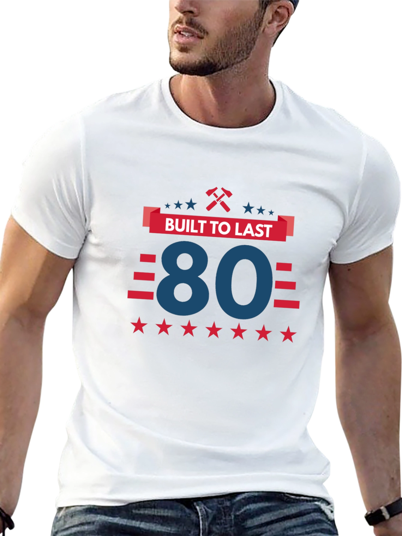 Built to Last 80th Birthday T-Shirt