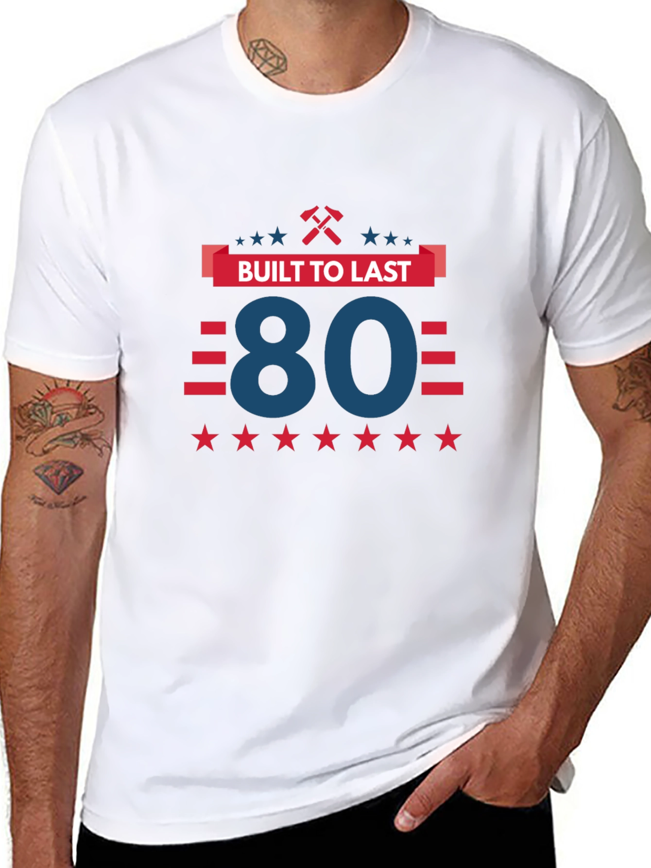 Built to Last 80th Birthday T-Shirt