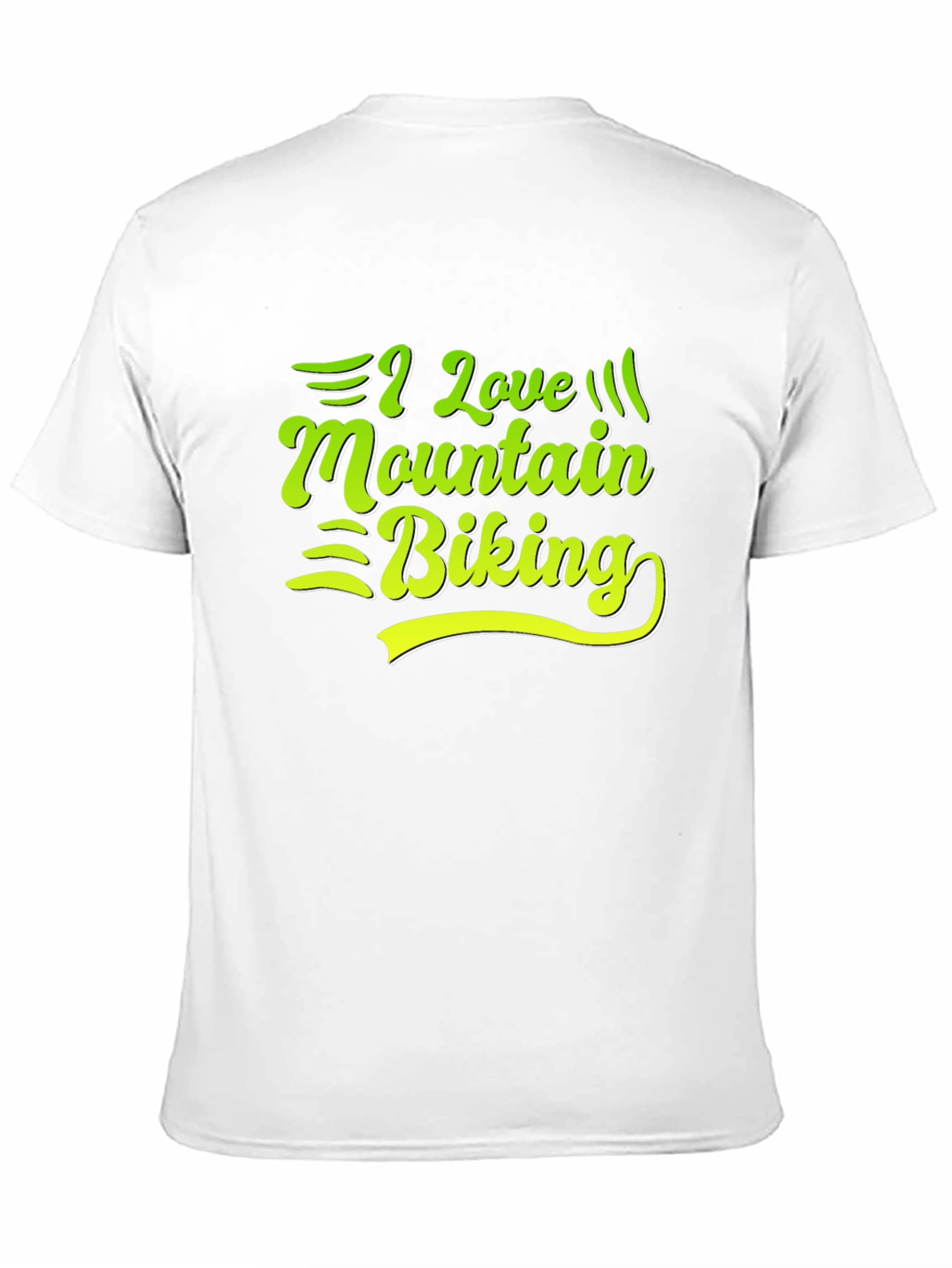 I Love Mountain Biking Graphic Tee - Black