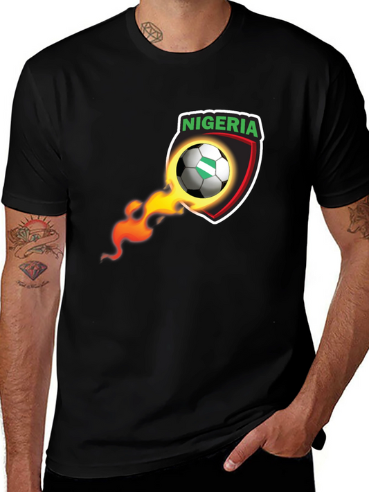 Nigeria Soccer Black T-Shirt