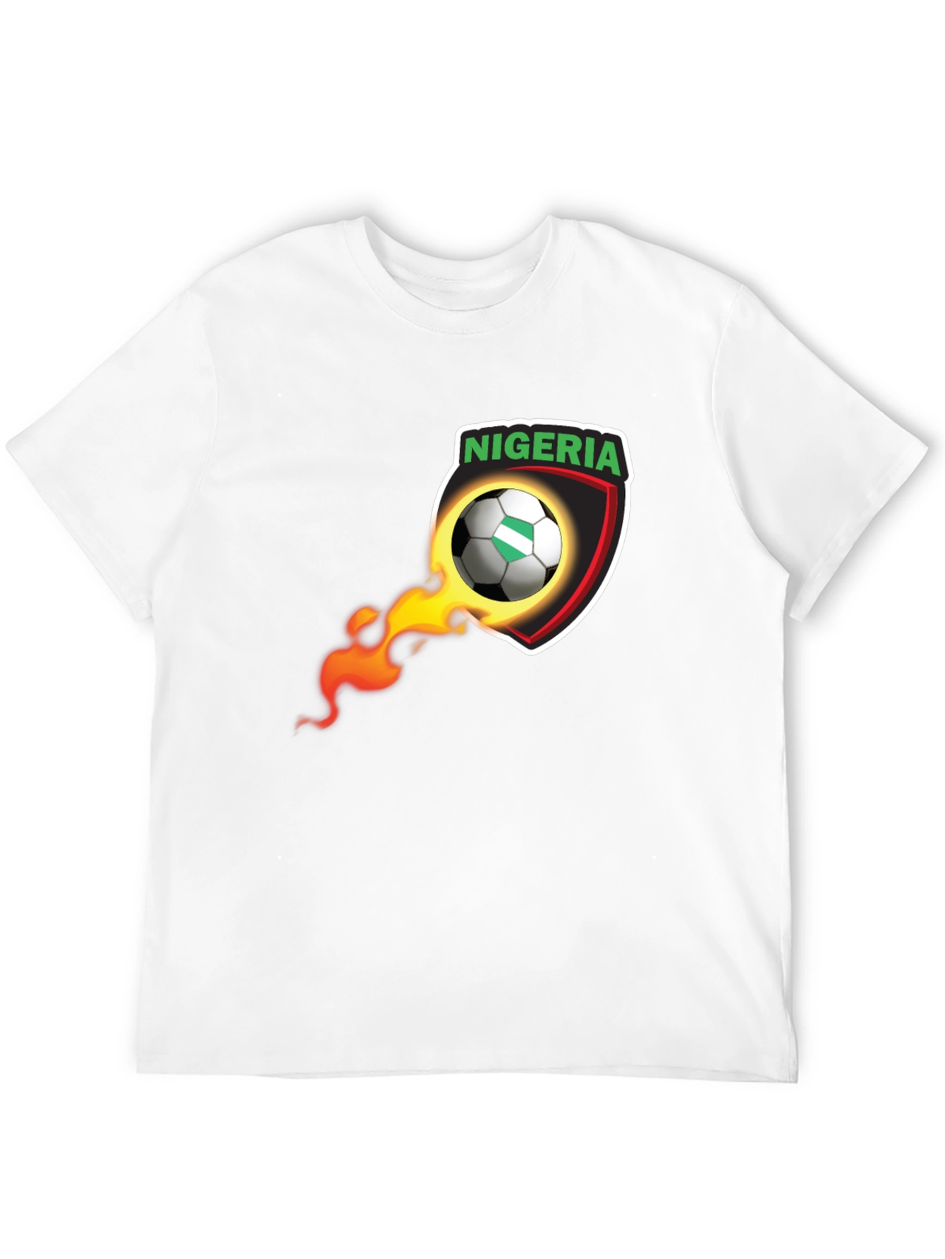 Nigeria Soccer Black T-Shirt