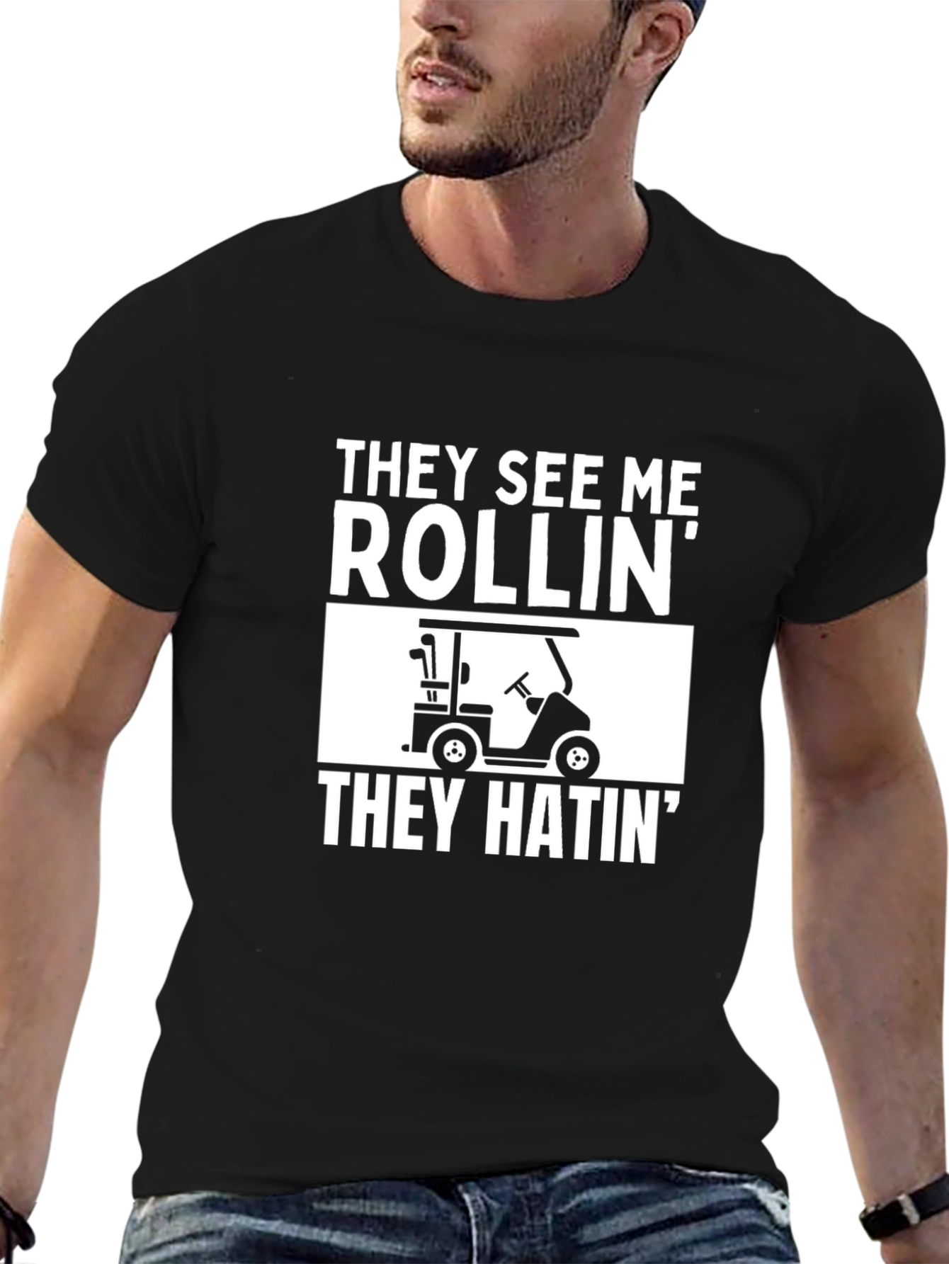 They See Me Rollin Golf T-Shirt