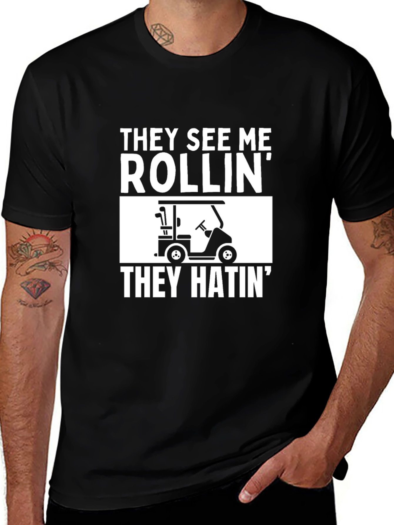They See Me Rollin Golf T-Shirt