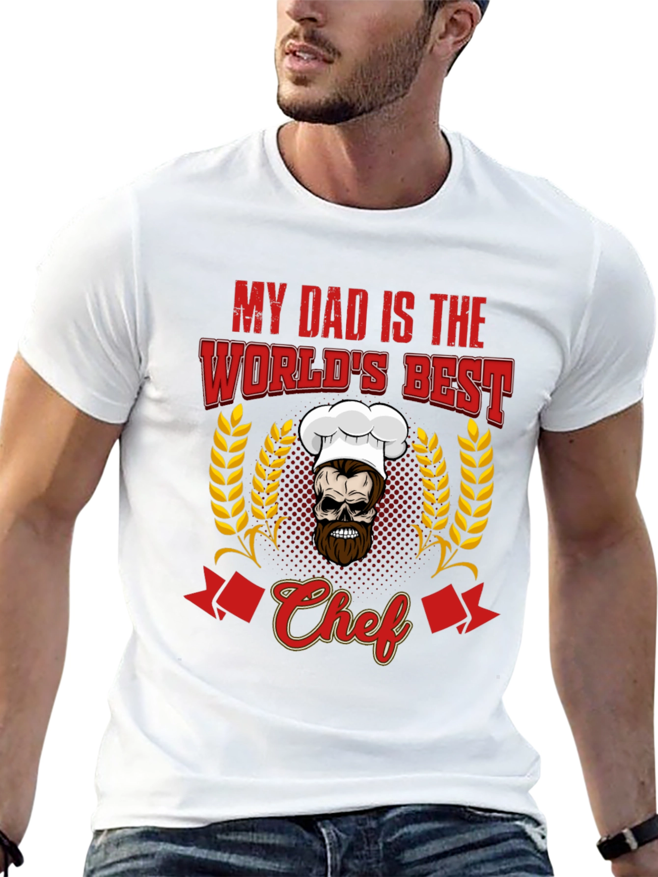 My Dad is the Worlds Best Chef T-Shirt