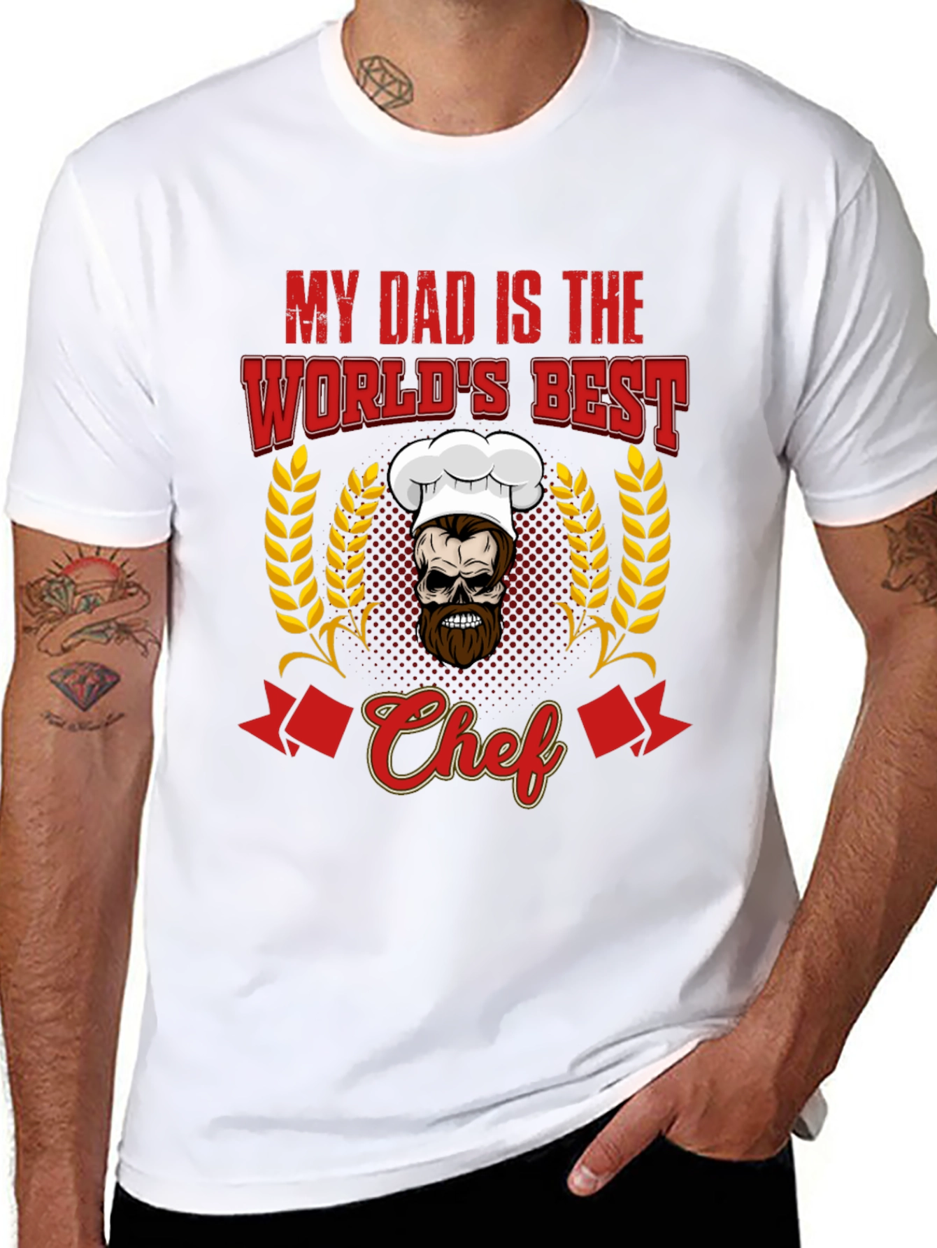 My Dad is the Worlds Best Chef T-Shirt