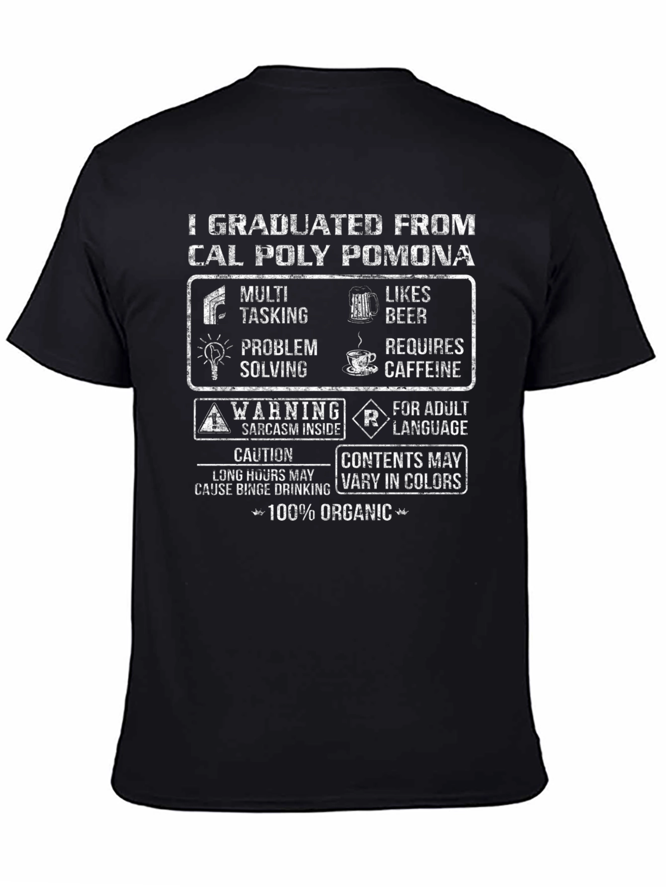 Cal Poly Pomona Graduate Novelty T-Shirt