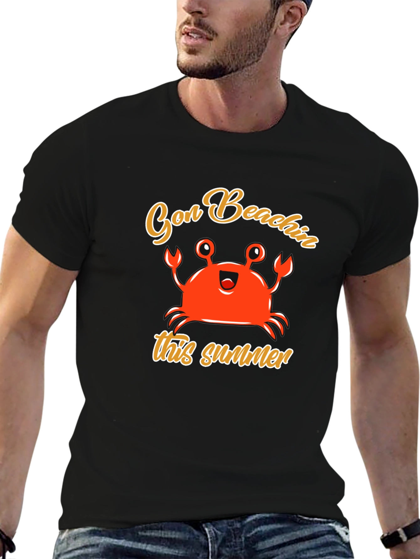 Gon Beachin Summer Crab T-Shirt
