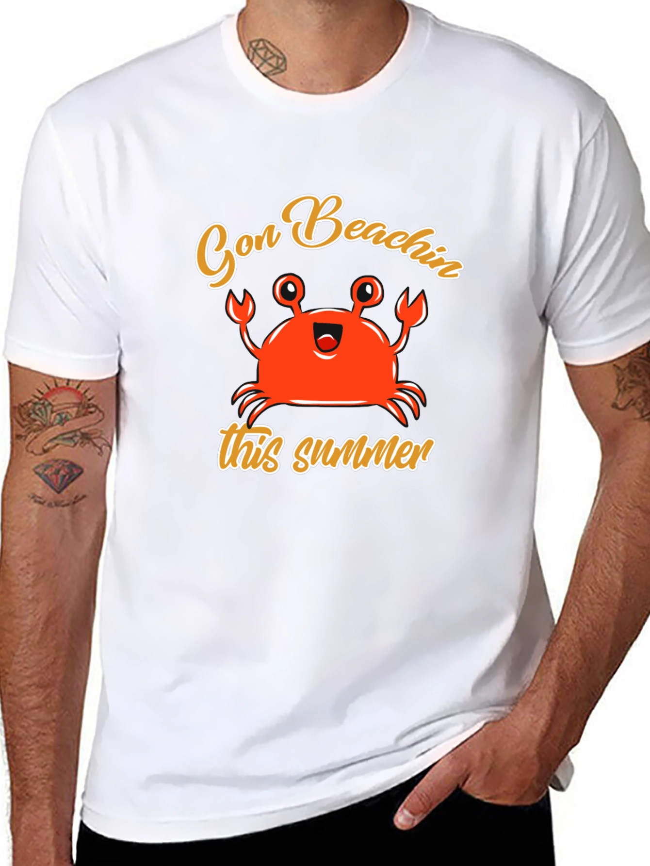 Gon Beachin Summer Crab T-Shirt