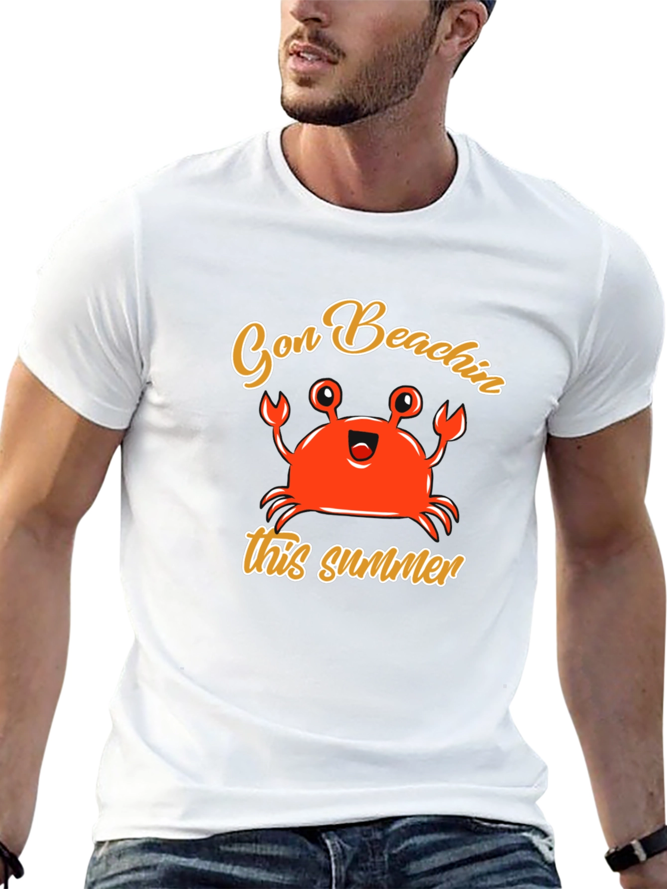 Gon Beachin Summer Crab T-Shirt