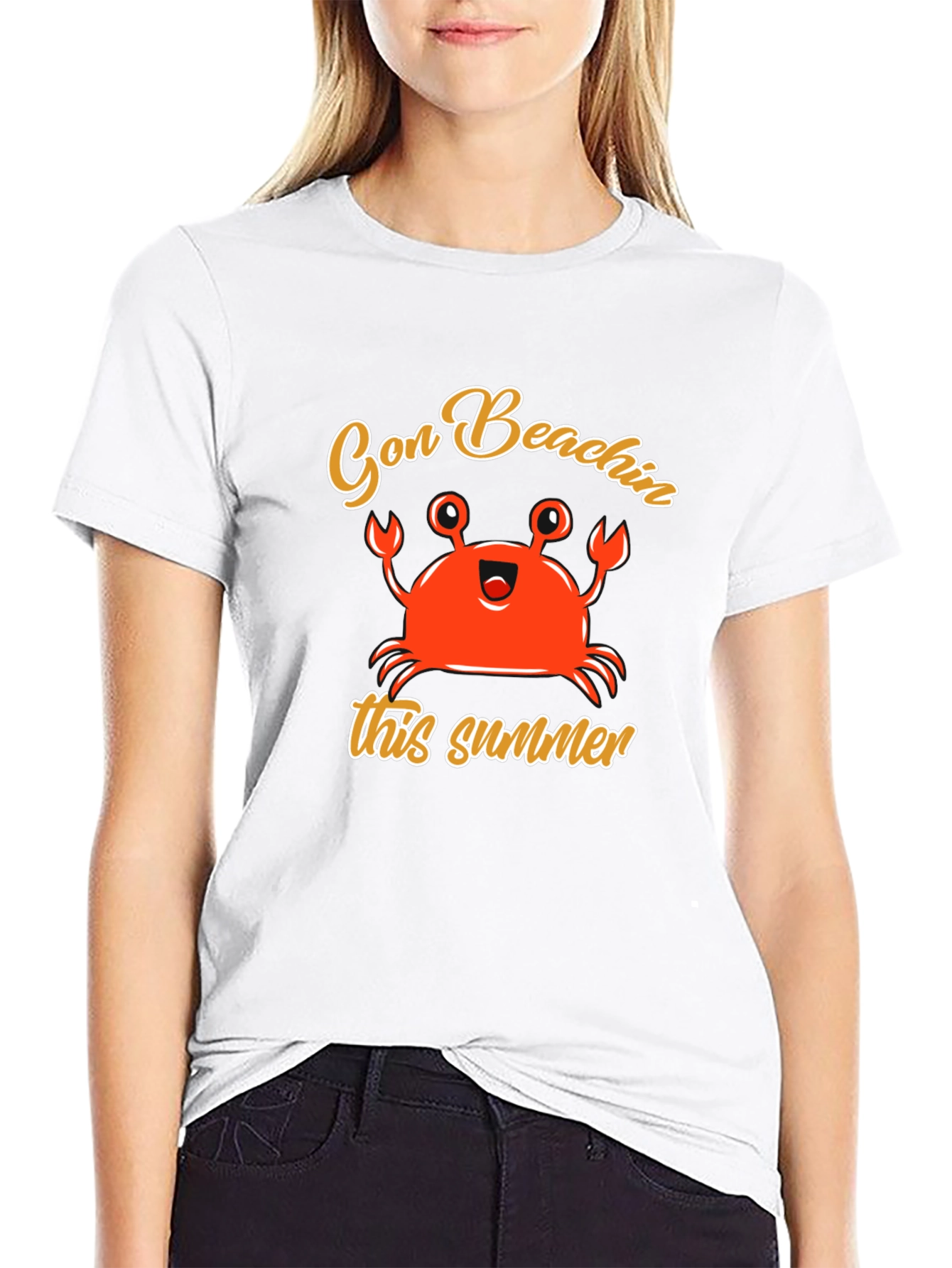 Gon Beachin Summer Crab T-Shirt