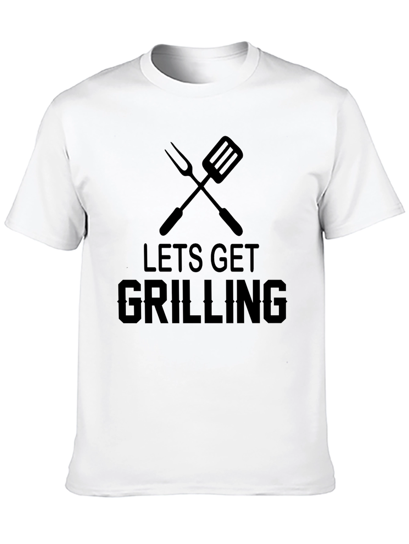 Lets Get Grilling Black T-Shirt