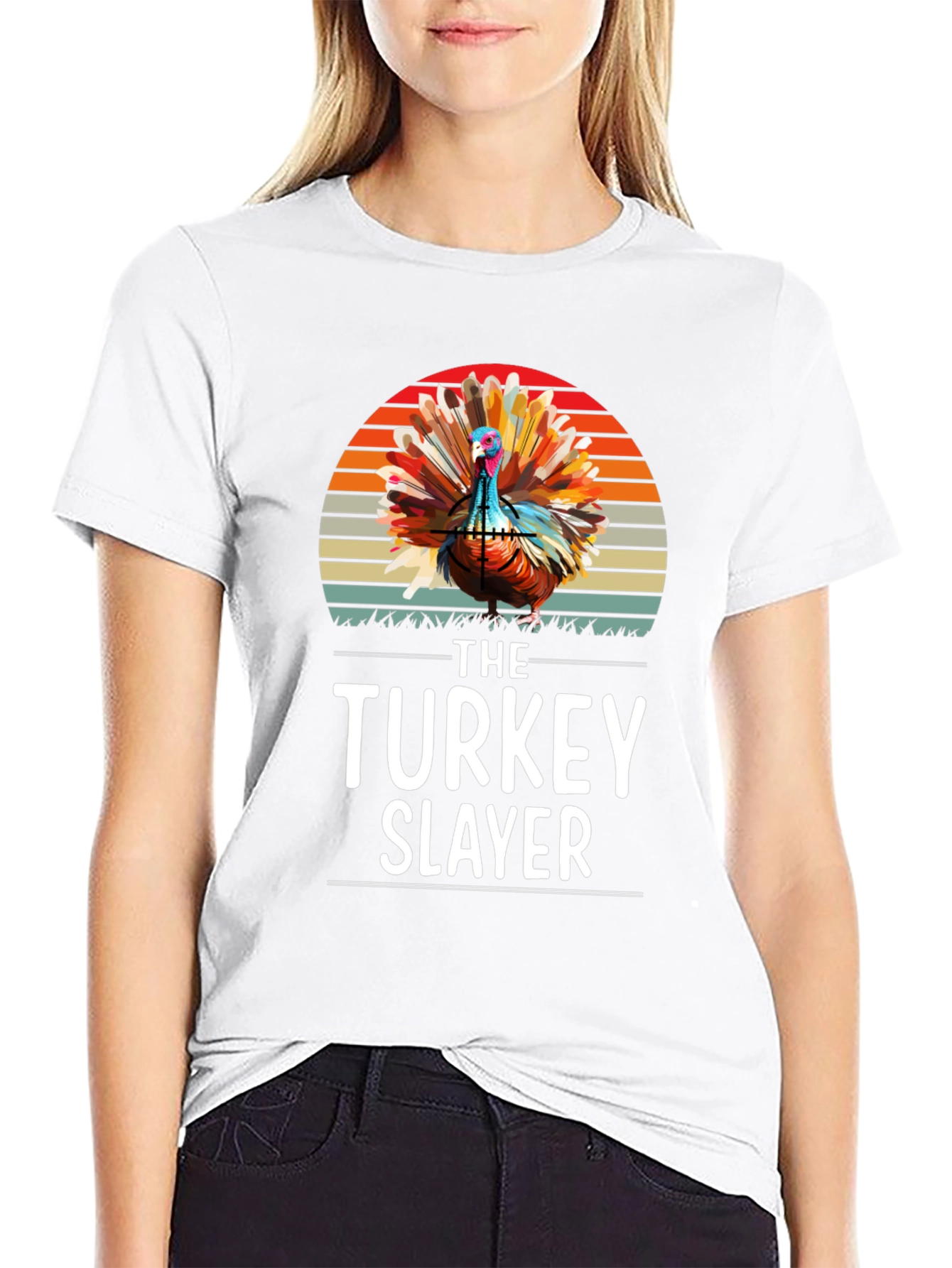 Turkey Slayer Graphic T-Shirt - Thanksgiving Apparel