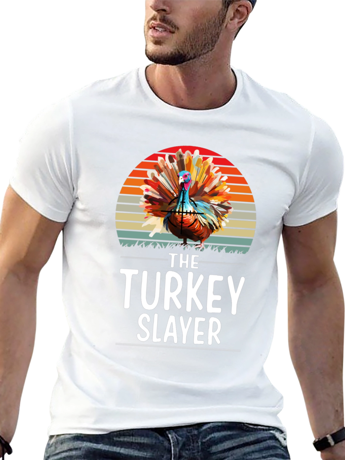 Turkey Slayer Graphic T-Shirt - Thanksgiving Apparel