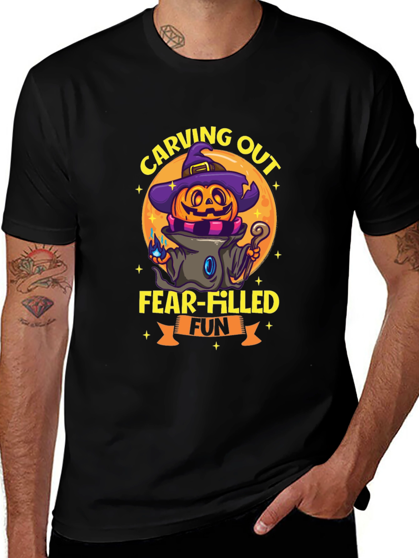 Halloween Pumpkin Carving T-Shirt