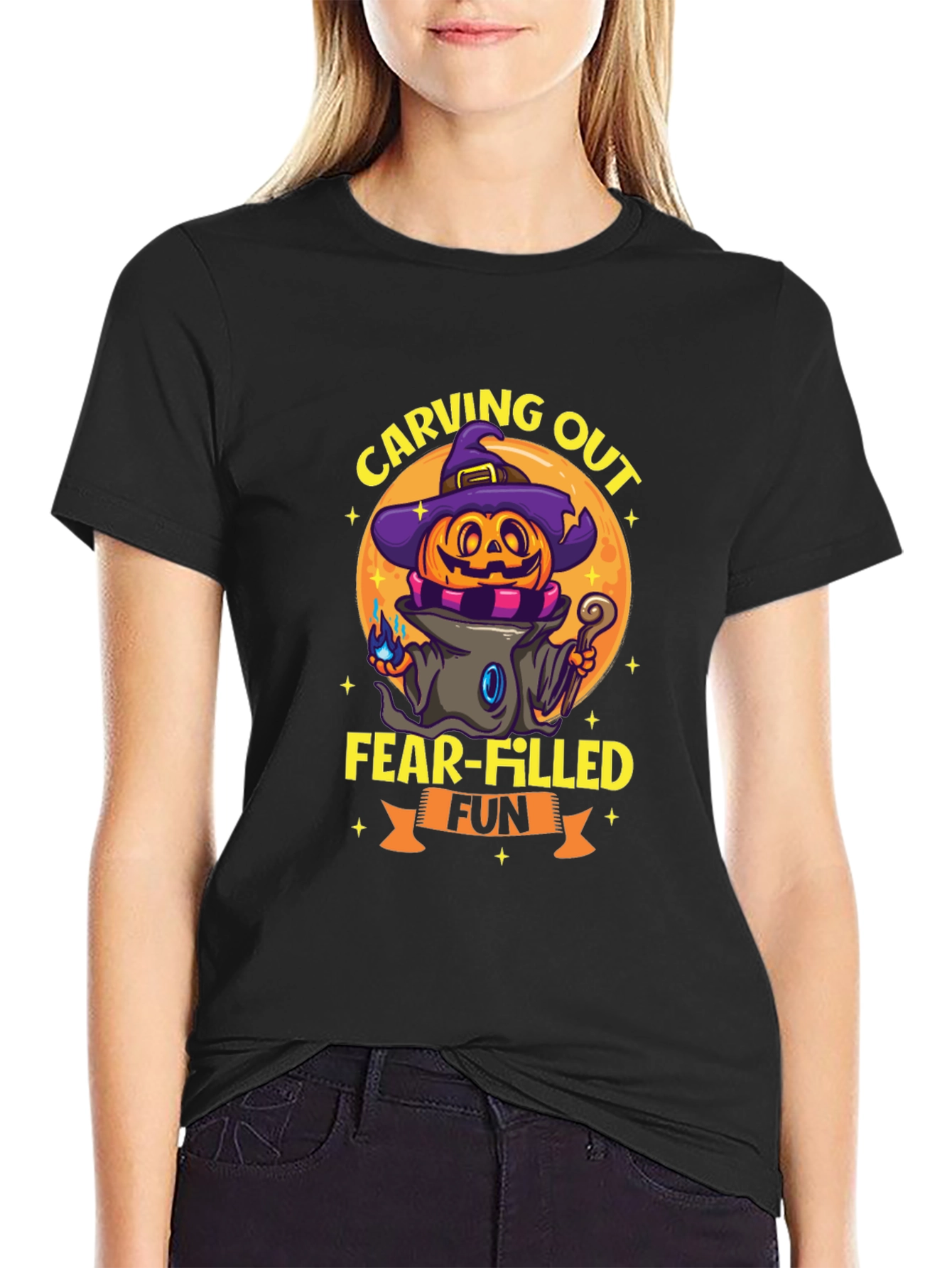 Halloween Pumpkin Carving T-Shirt