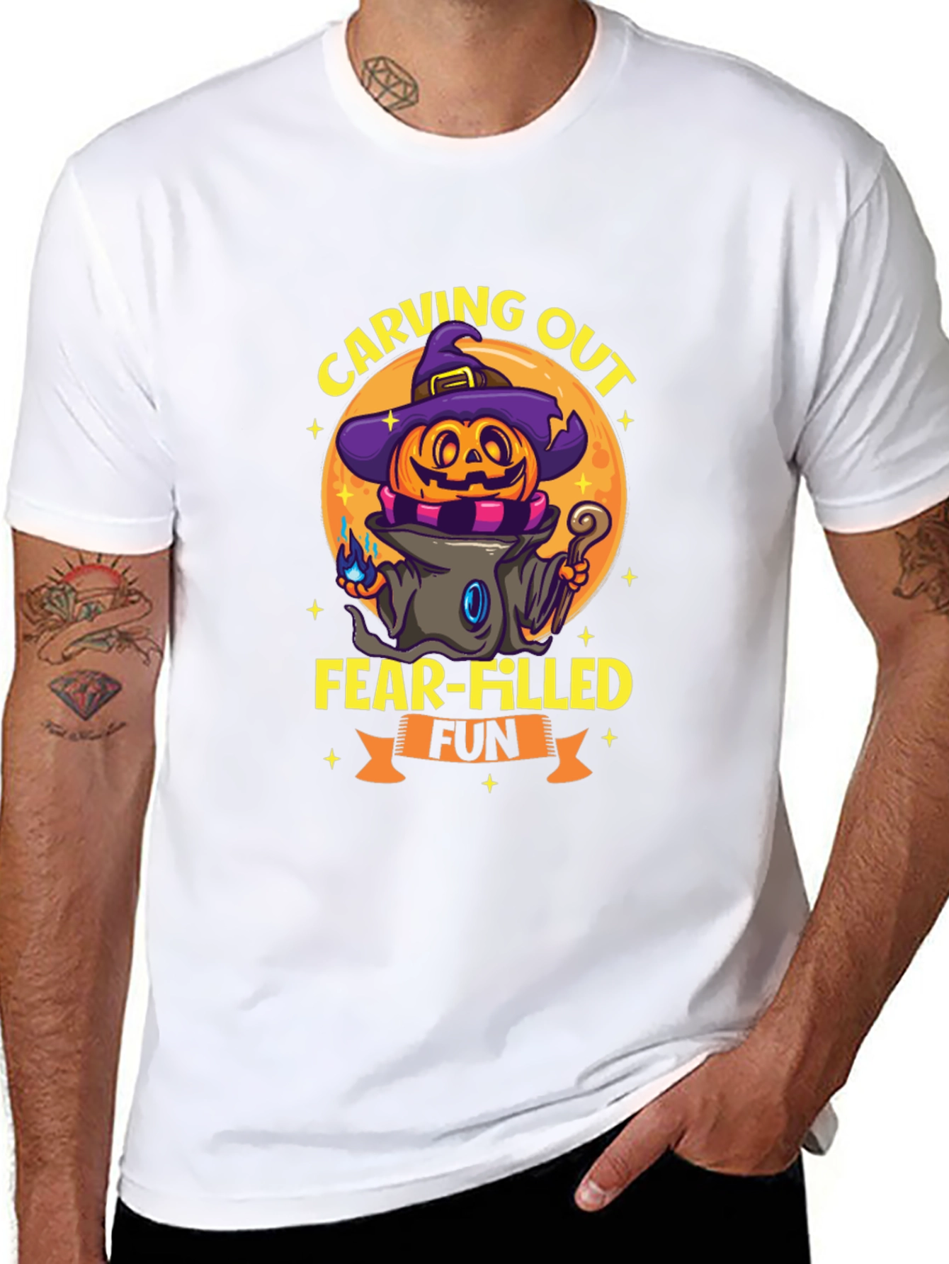 Halloween Pumpkin Carving T-Shirt