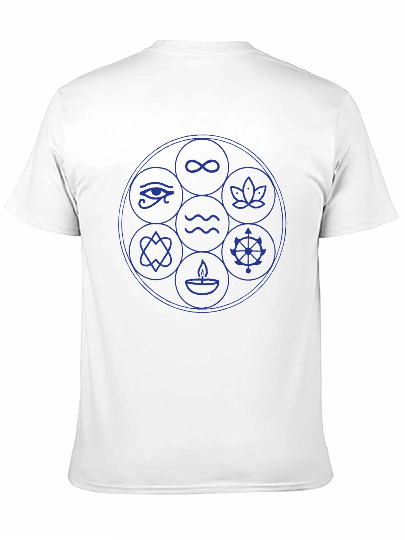 Mystic Symbols Graphic T-Shirt - Black