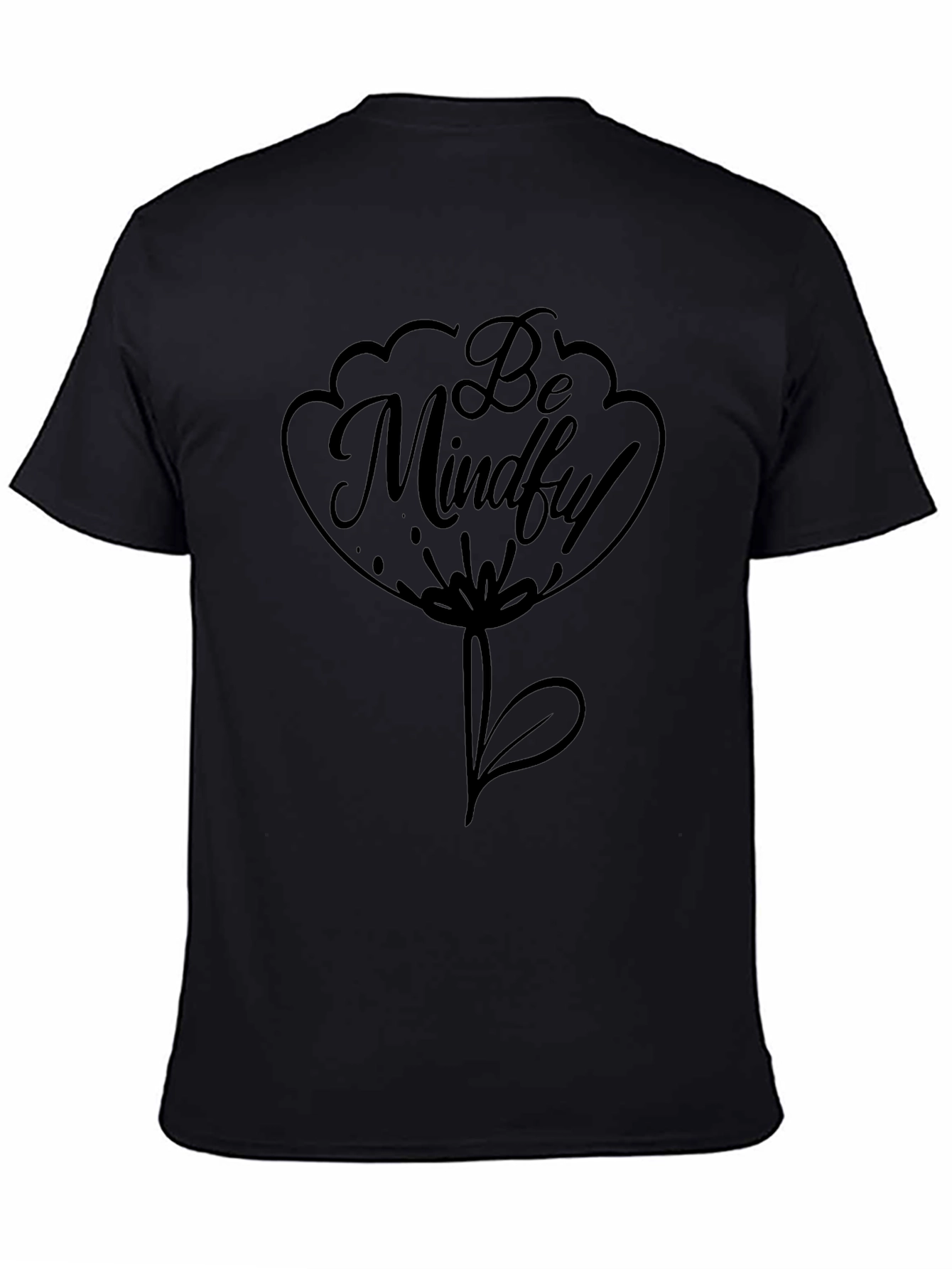 Mindful Black Graphic Tee