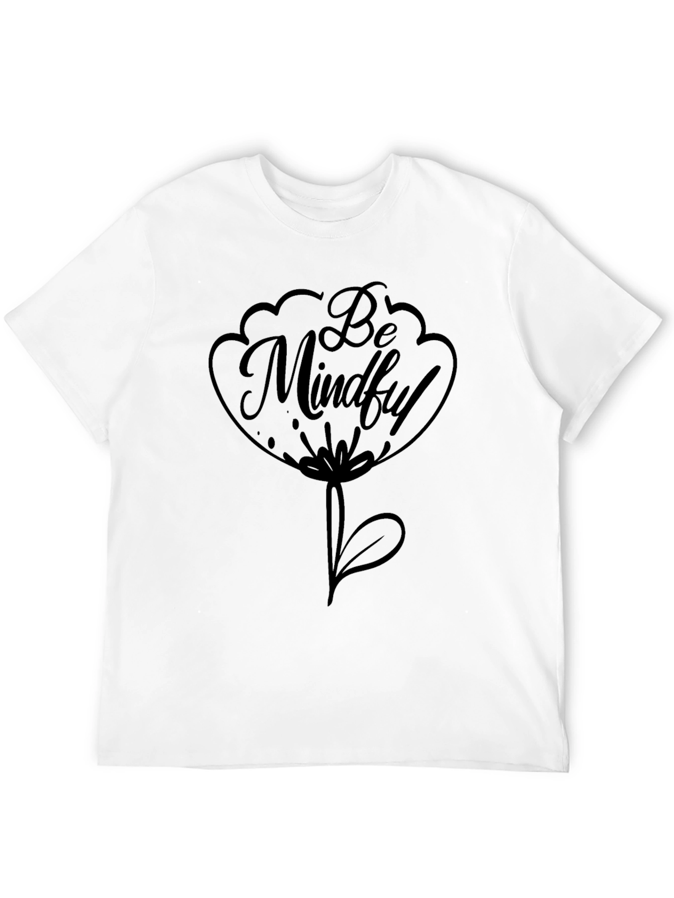 Mindful Black Graphic Tee