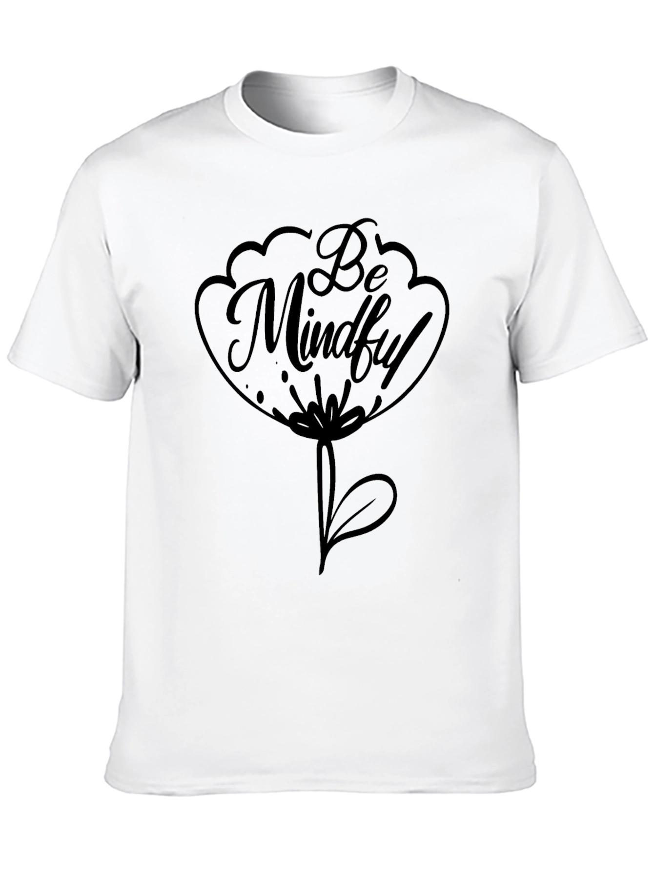 Mindful Black Graphic Tee