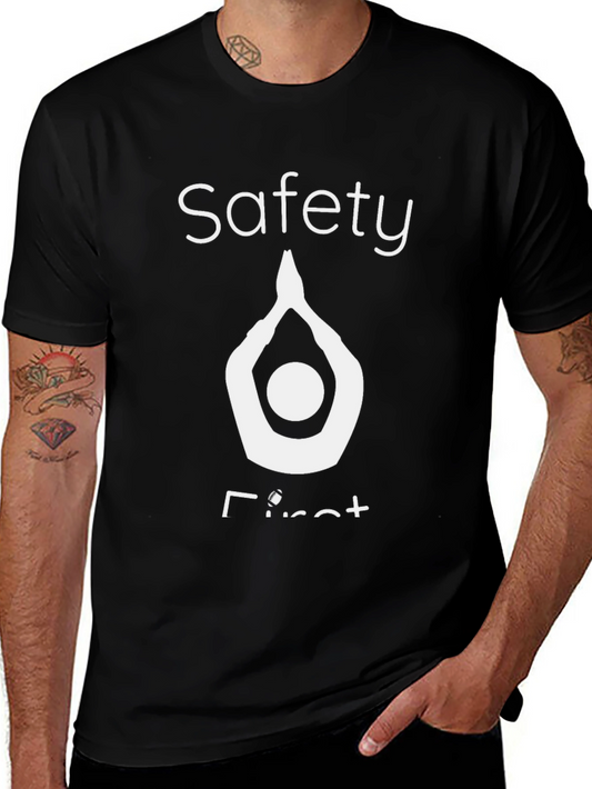 Safety First Graphic Tee - Black