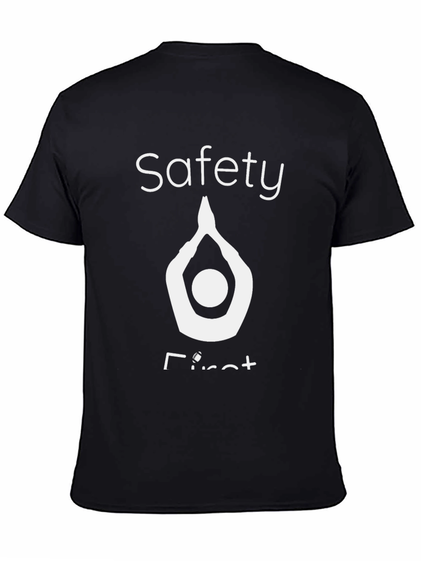 Safety First Graphic Tee - Black