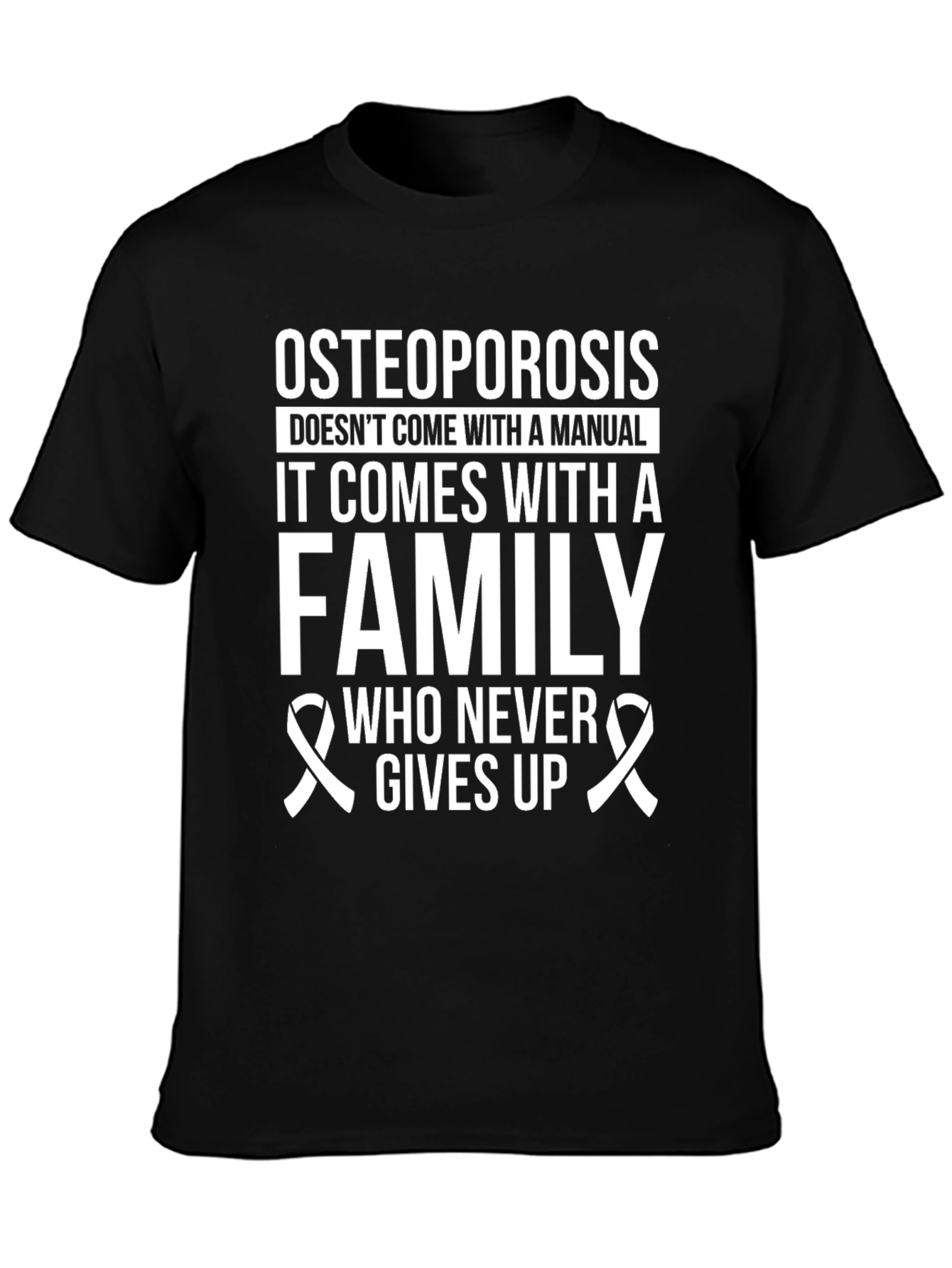 Osteoporosis Awareness T-Shirt - Family Support