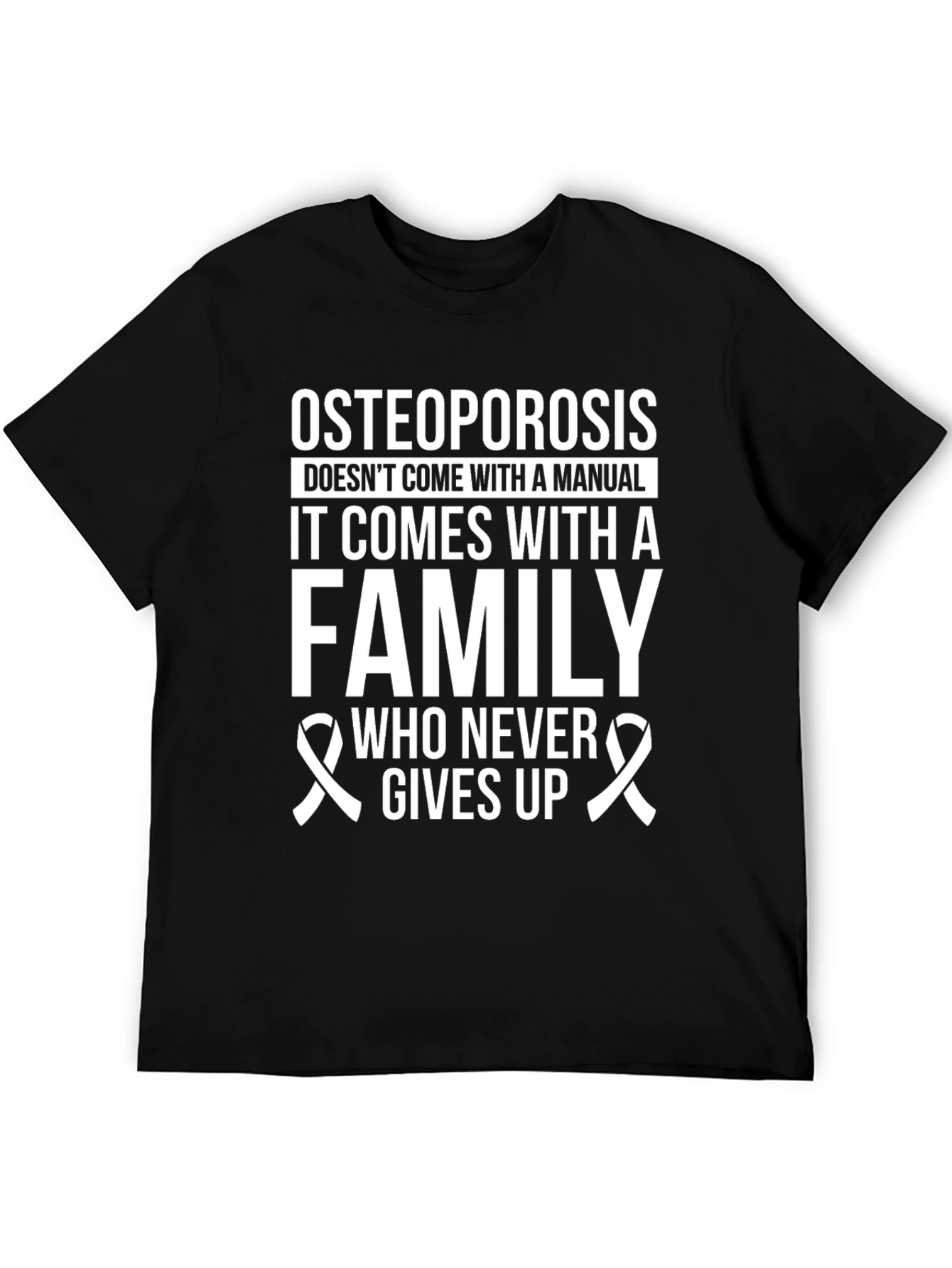 Osteoporosis Awareness T-Shirt - Family Support