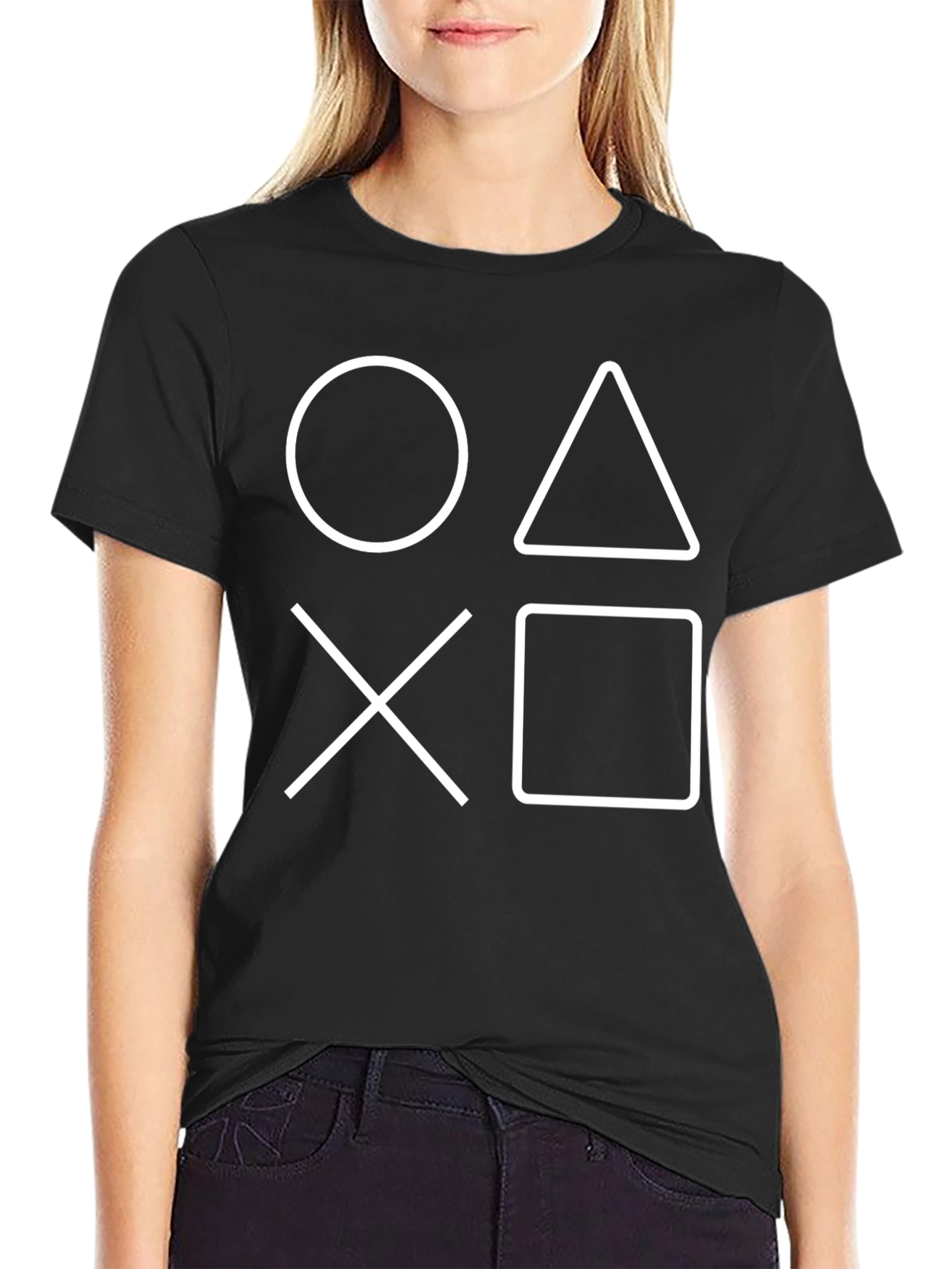 PlayStation Controller Symbols Graphic Tee
