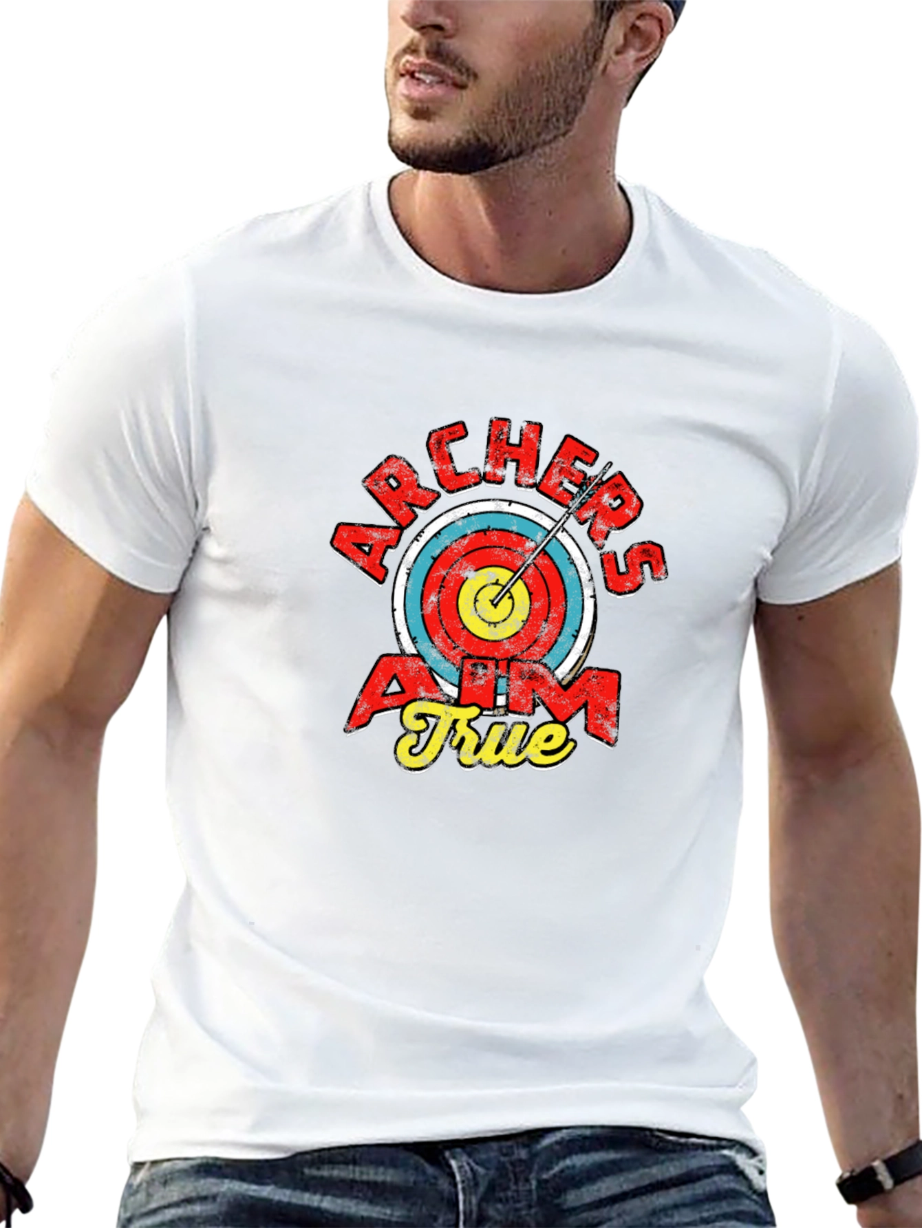 Archers Aim True T-Shirt - Retro Archery Tee