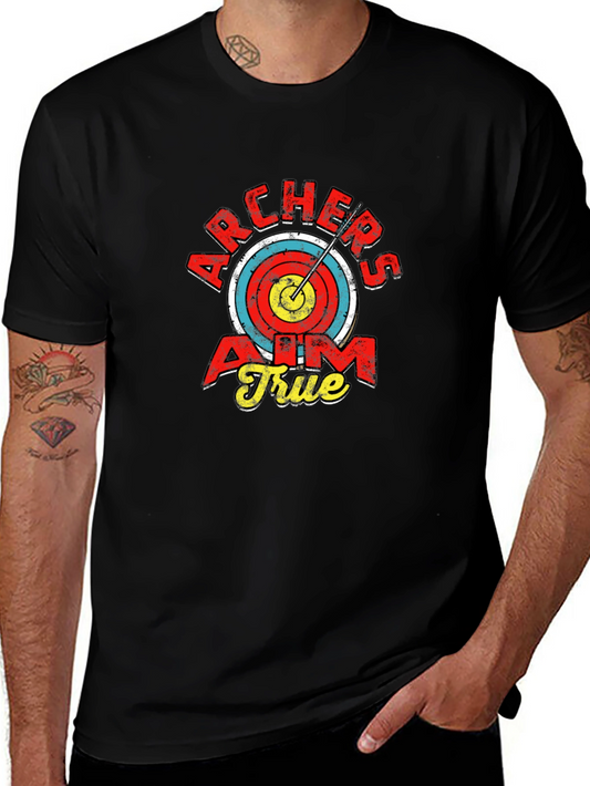Archers Aim True T-Shirt - Retro Archery Tee