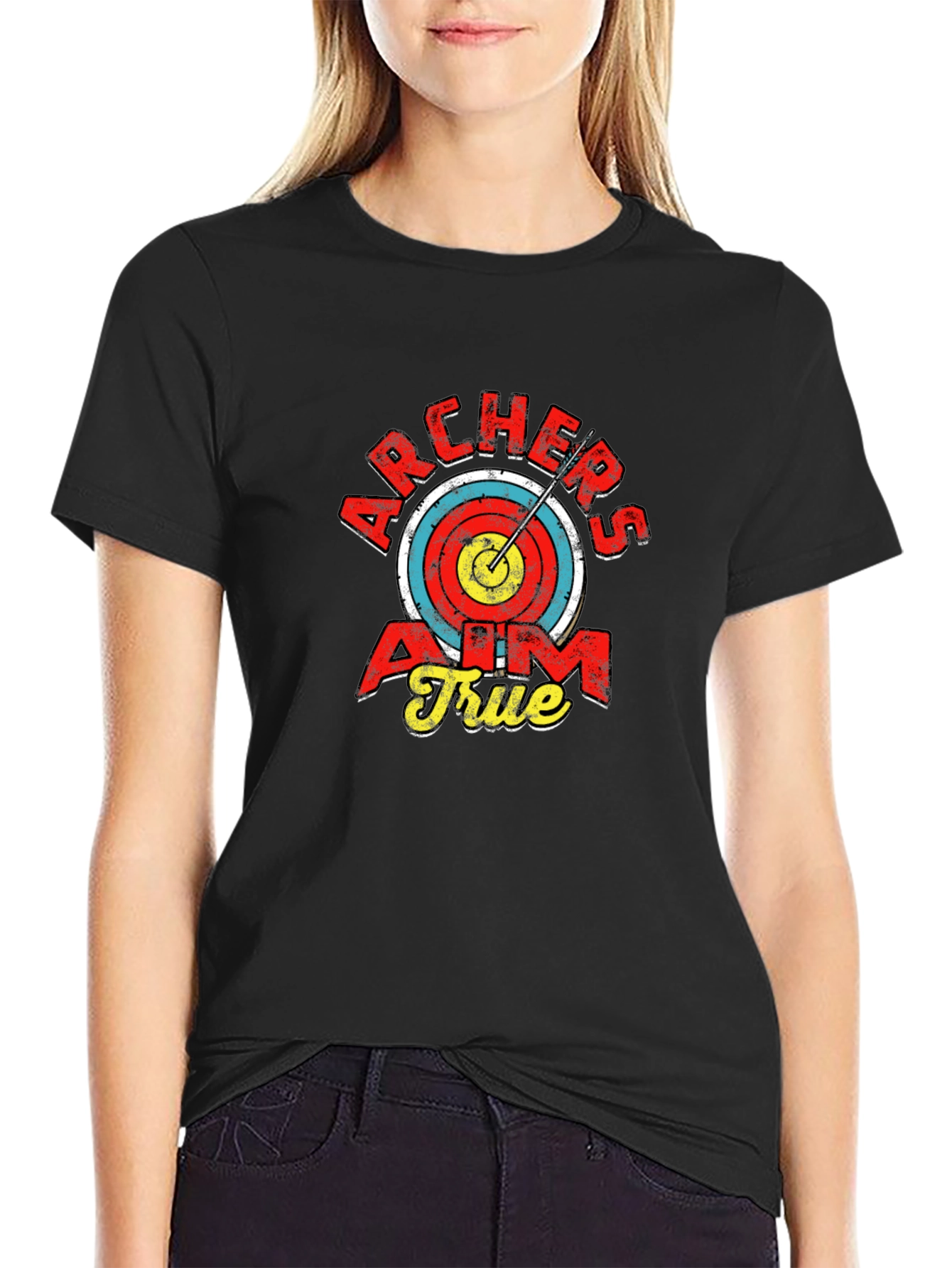 Archers Aim True T-Shirt - Retro Archery Tee