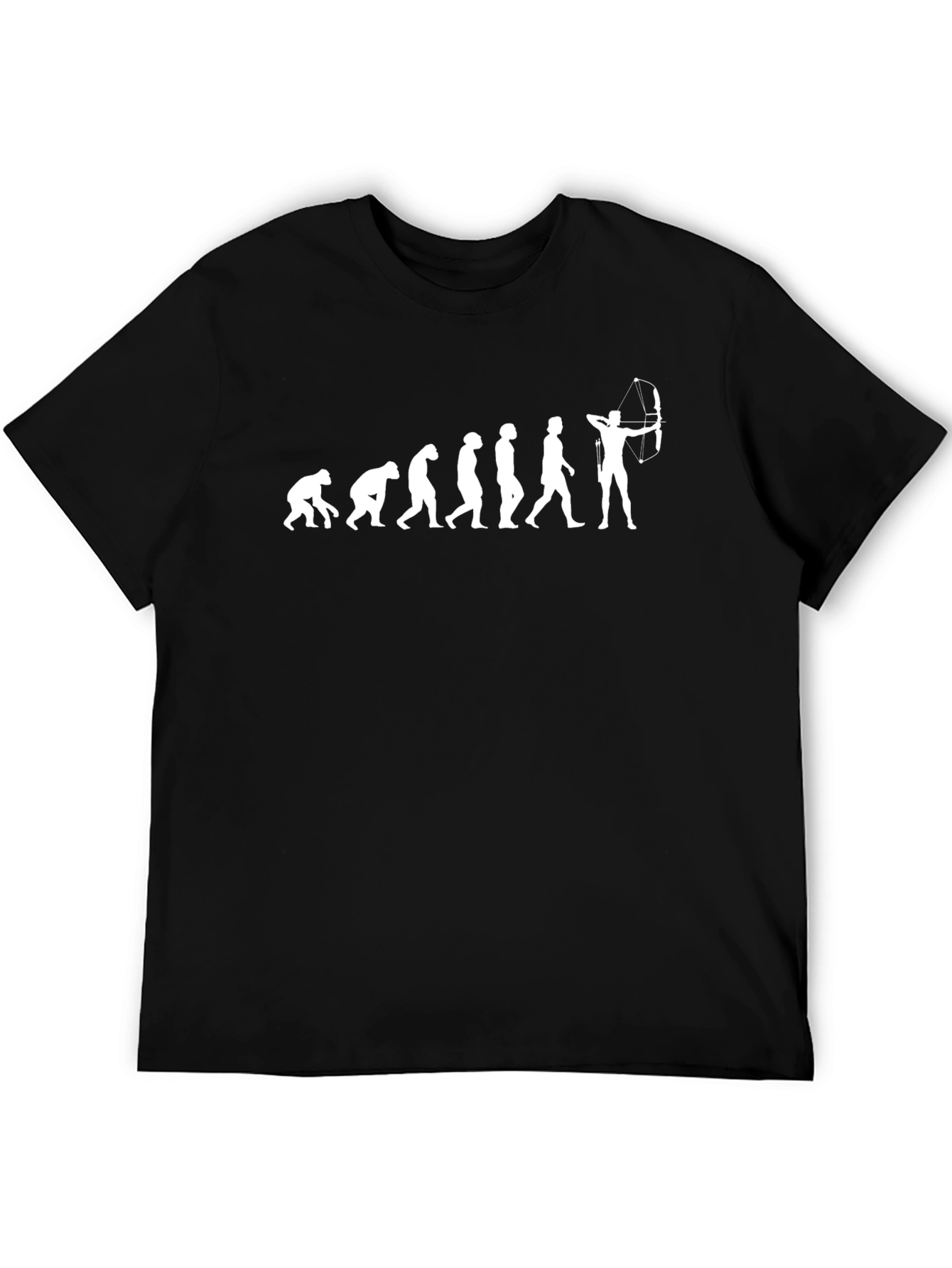 Evolution of Archery T-Shirt - Black Cotton Tee