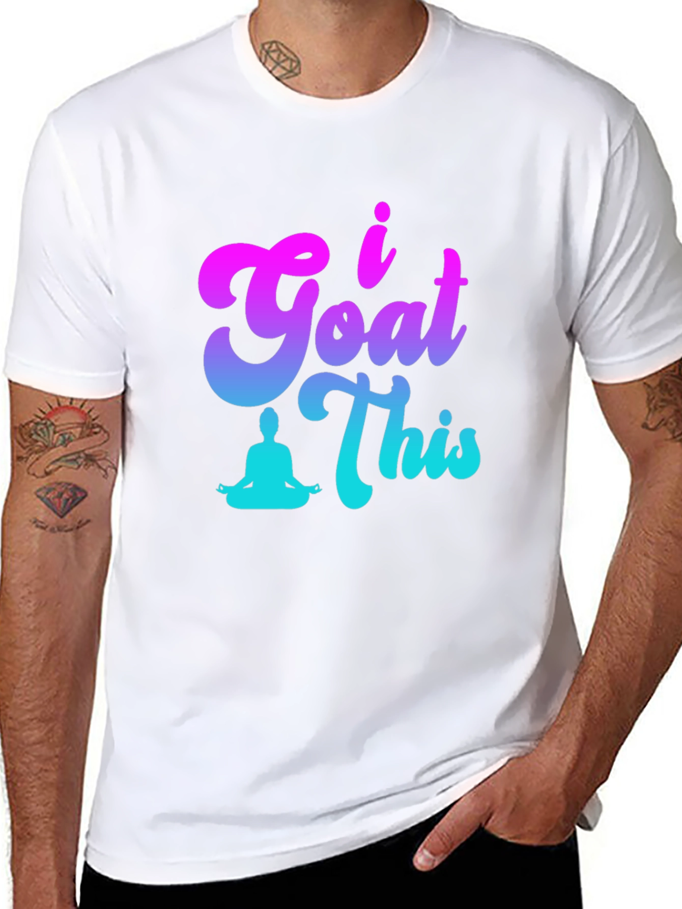 I Goat This Yoga T-Shirt - Black