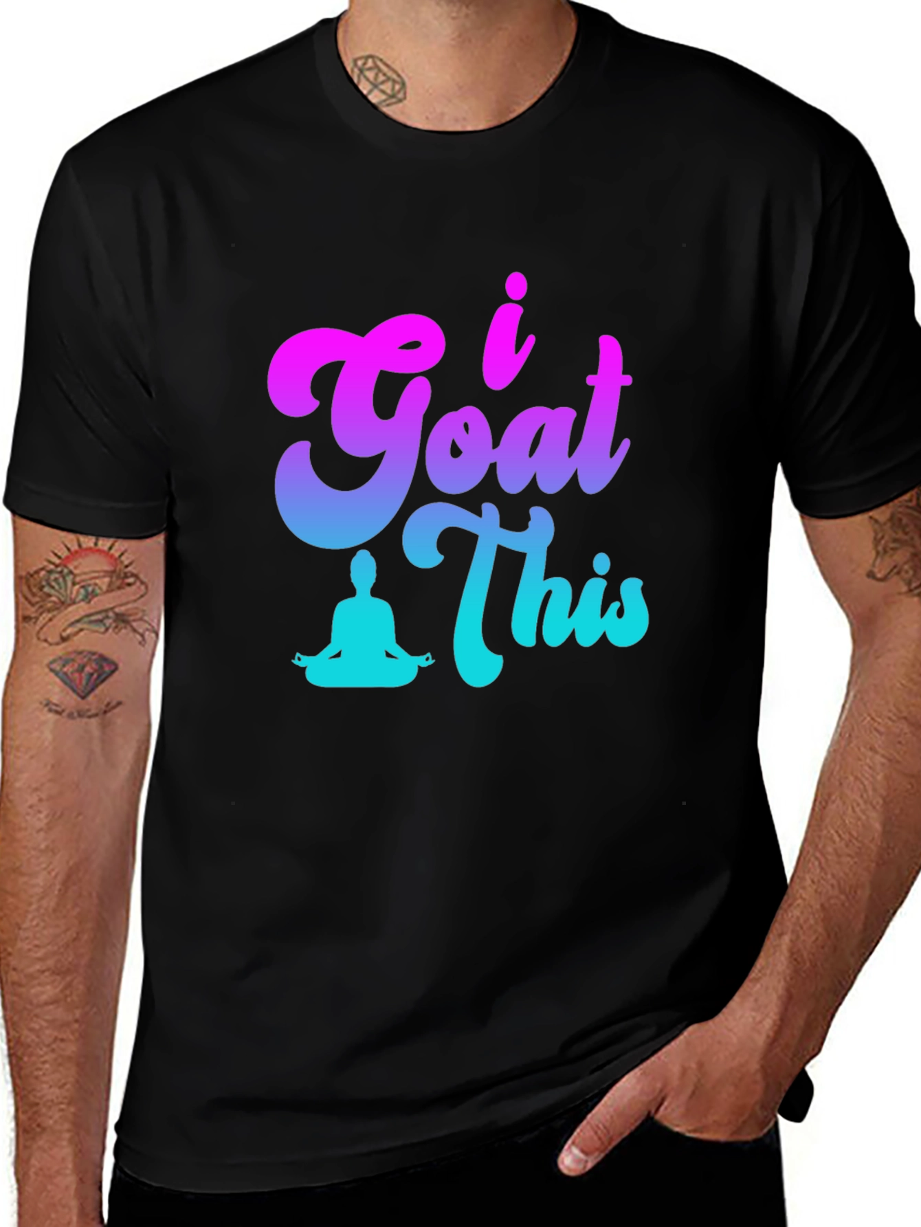 I Goat This Yoga T-Shirt - Black
