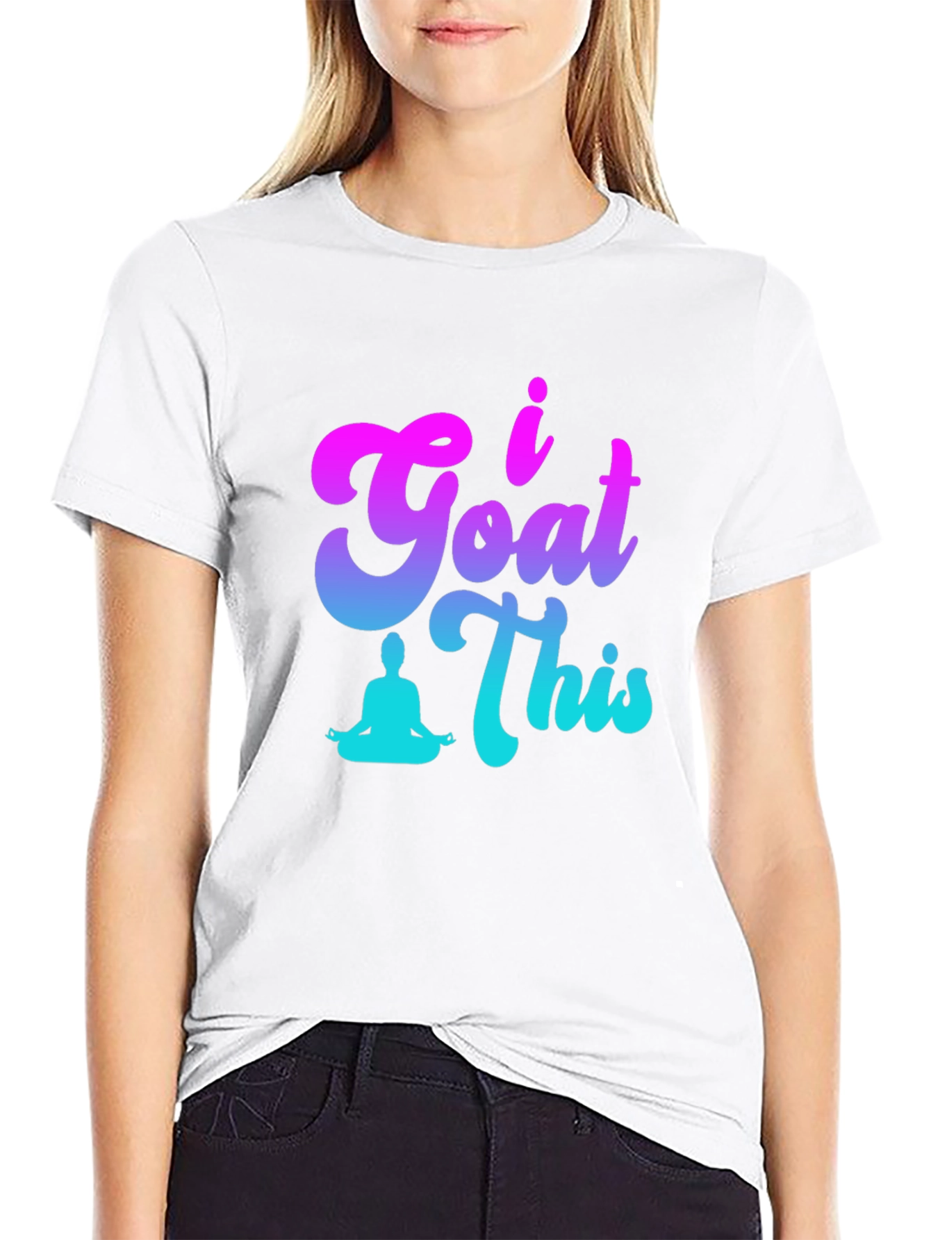 I Goat This Yoga T-Shirt - Black