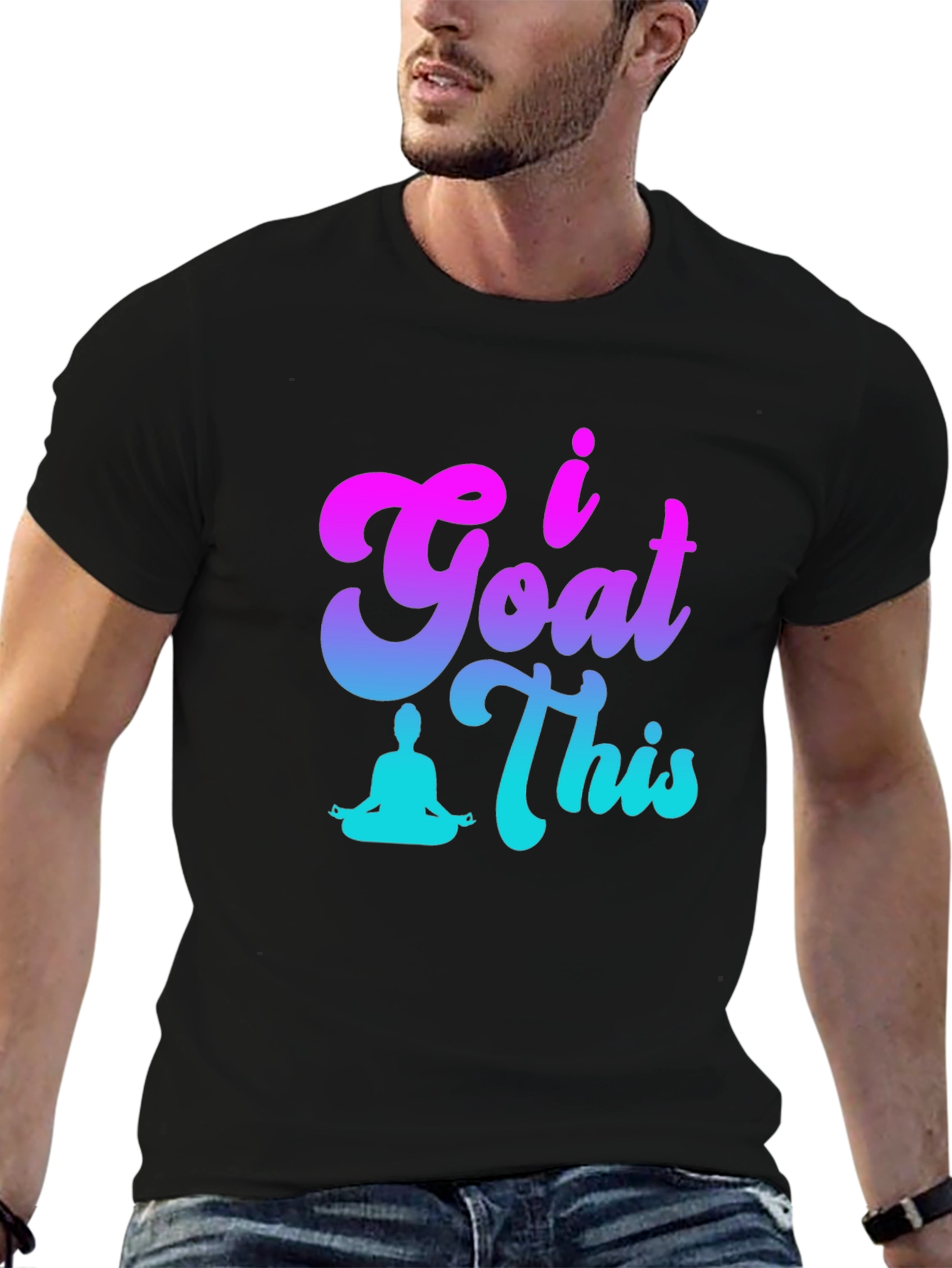 I Goat This Yoga T-Shirt - Black