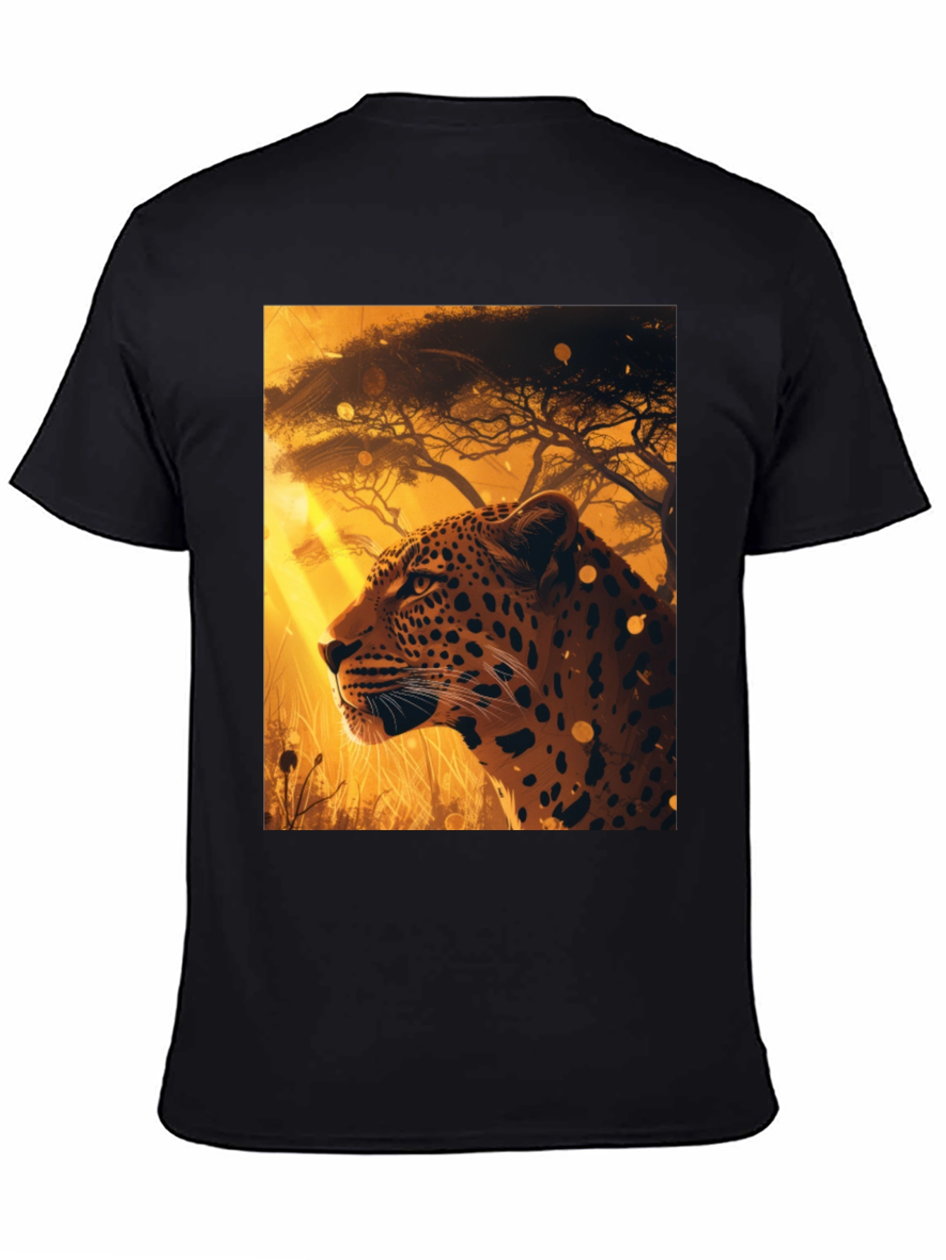 Leopard Graphic Tee - Wildlife Print
