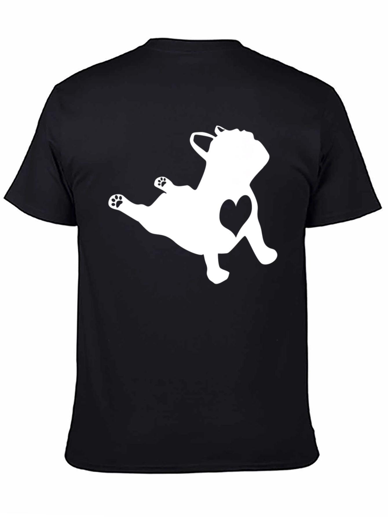 French Bulldog Heart T-Shirt - Unisex Tee