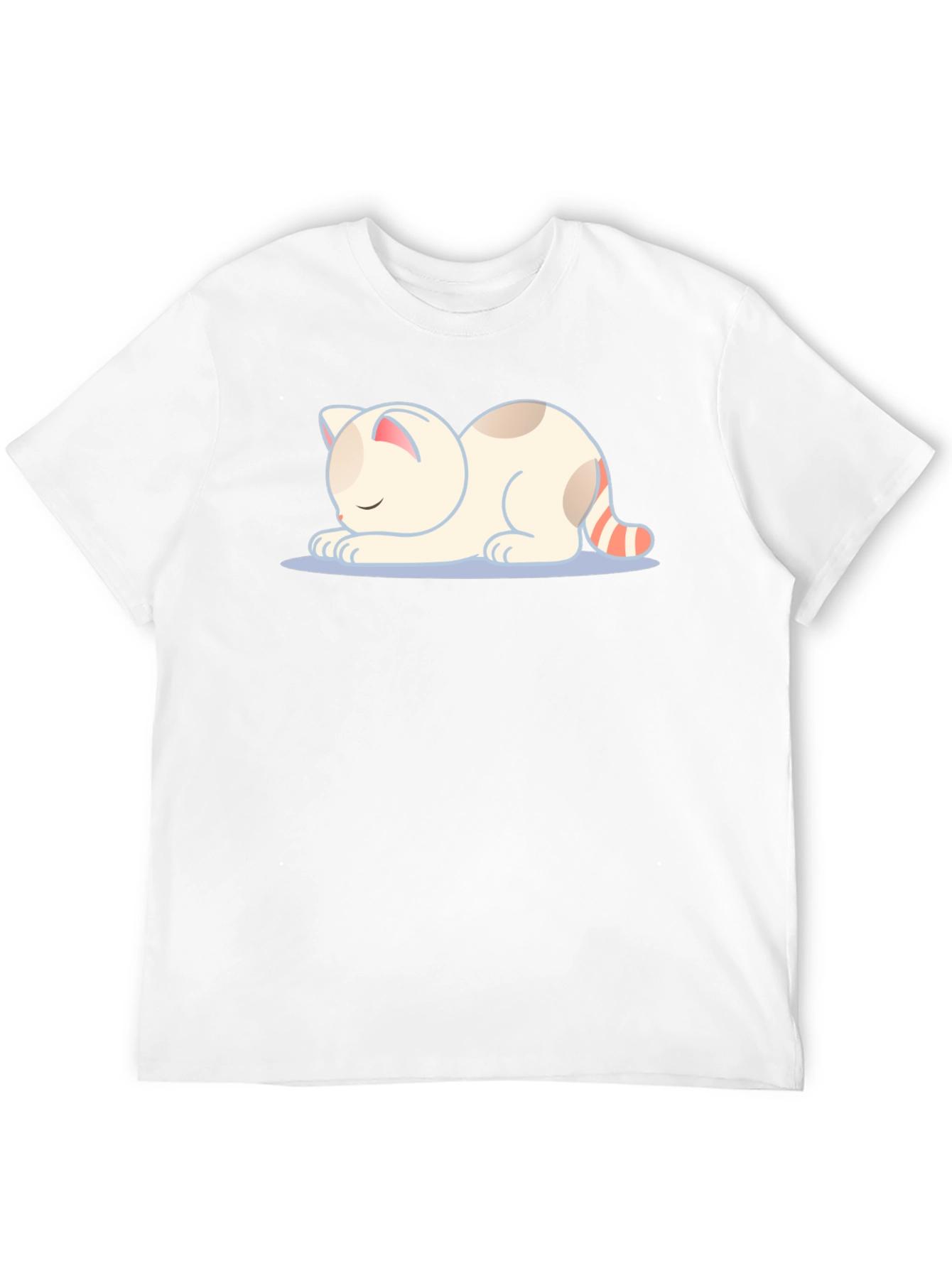 Cute Cat Nap T-Shirt - Soft & Stylish
