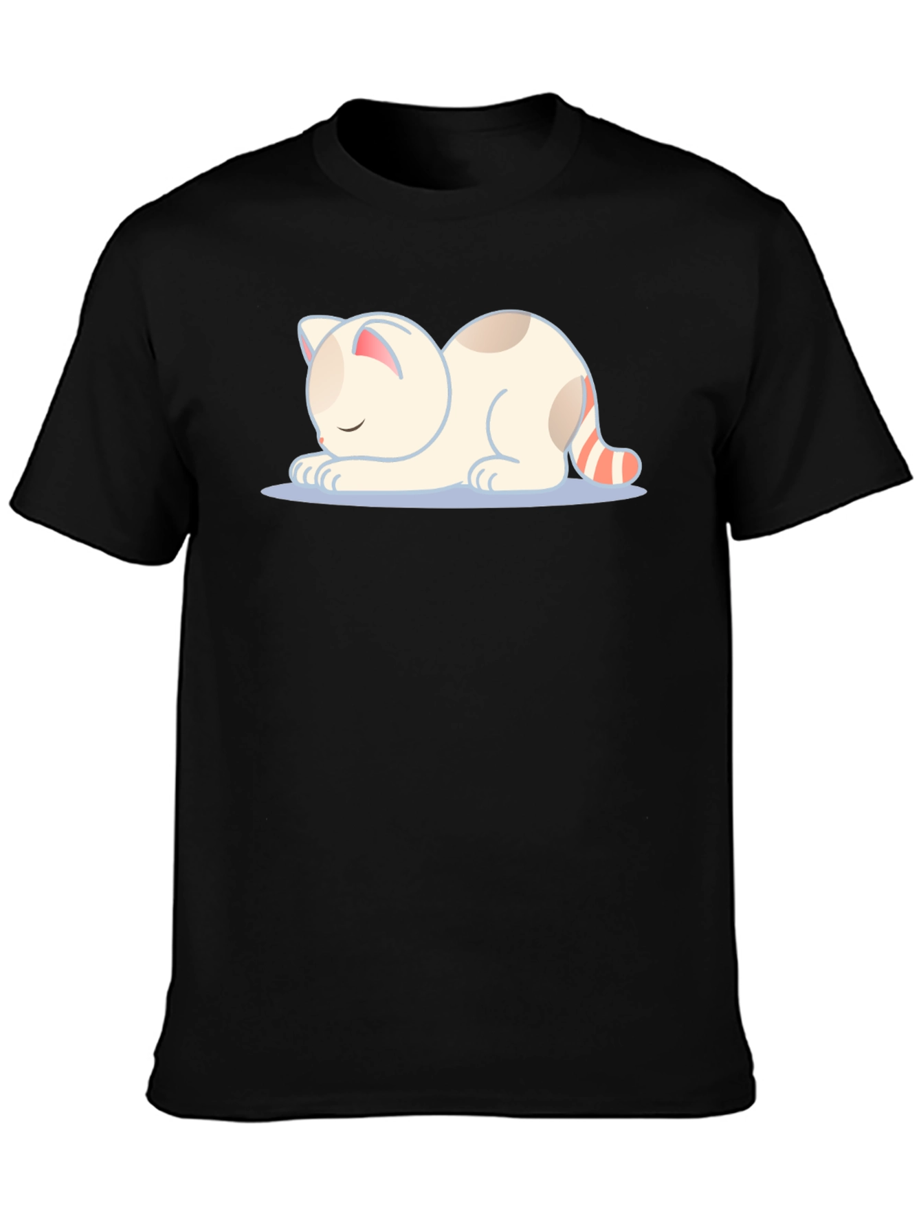 Cute Cat Nap T-Shirt - Soft & Stylish