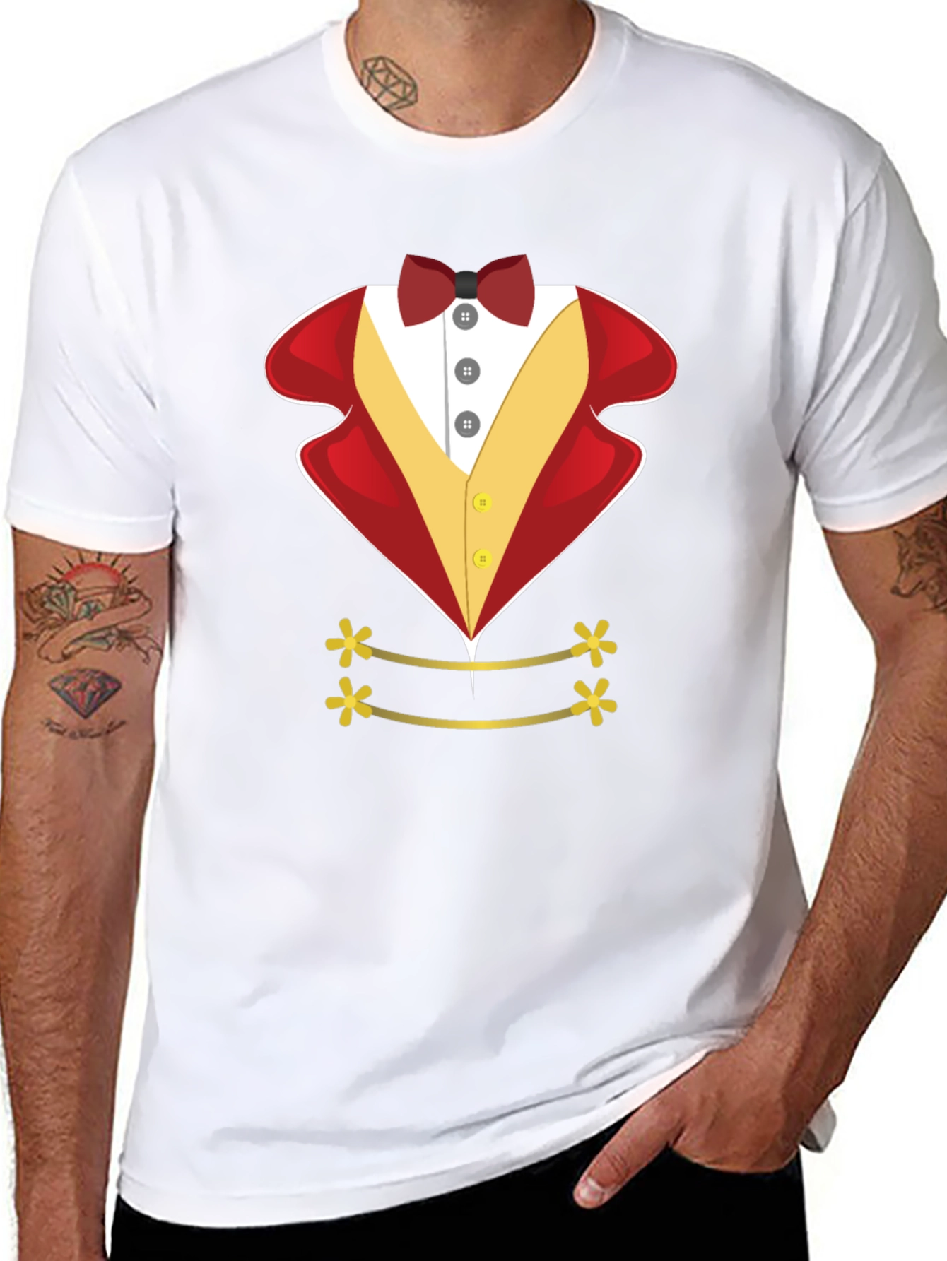 Tuxedo T-Shirt: Costume Party Style
