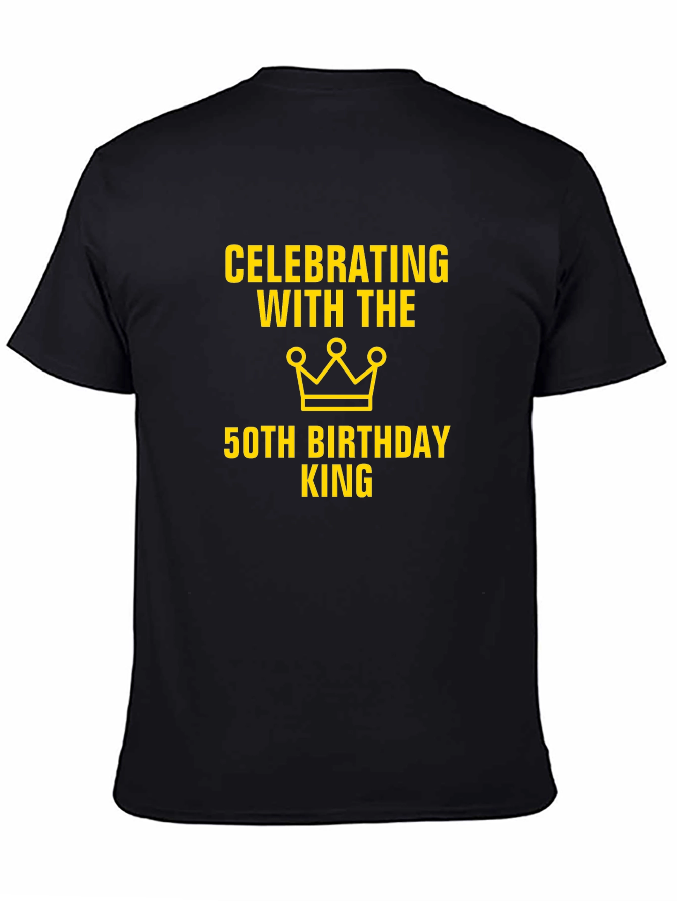 50th Birthday King T-Shirt - Celebration Tee