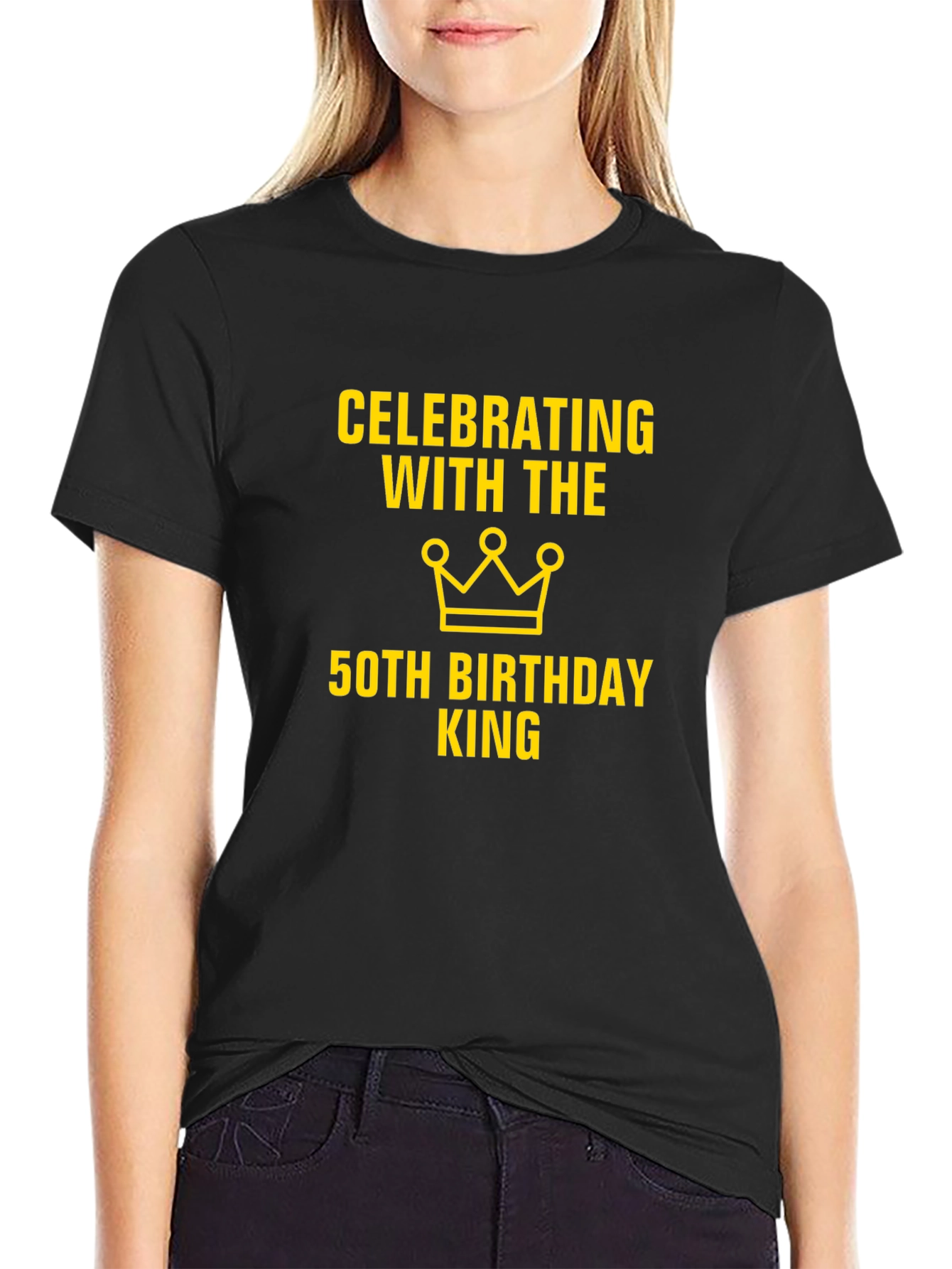 50th Birthday King T-Shirt - Celebration Tee