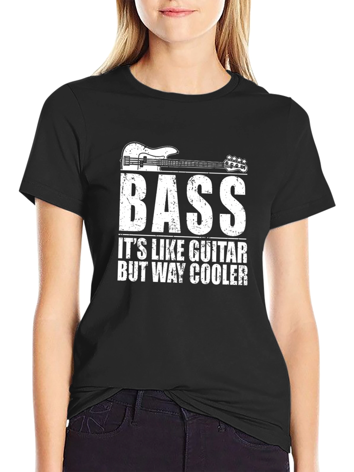 Bass Guitar T-Shirt: Its Like Guitar But Way Cooler!