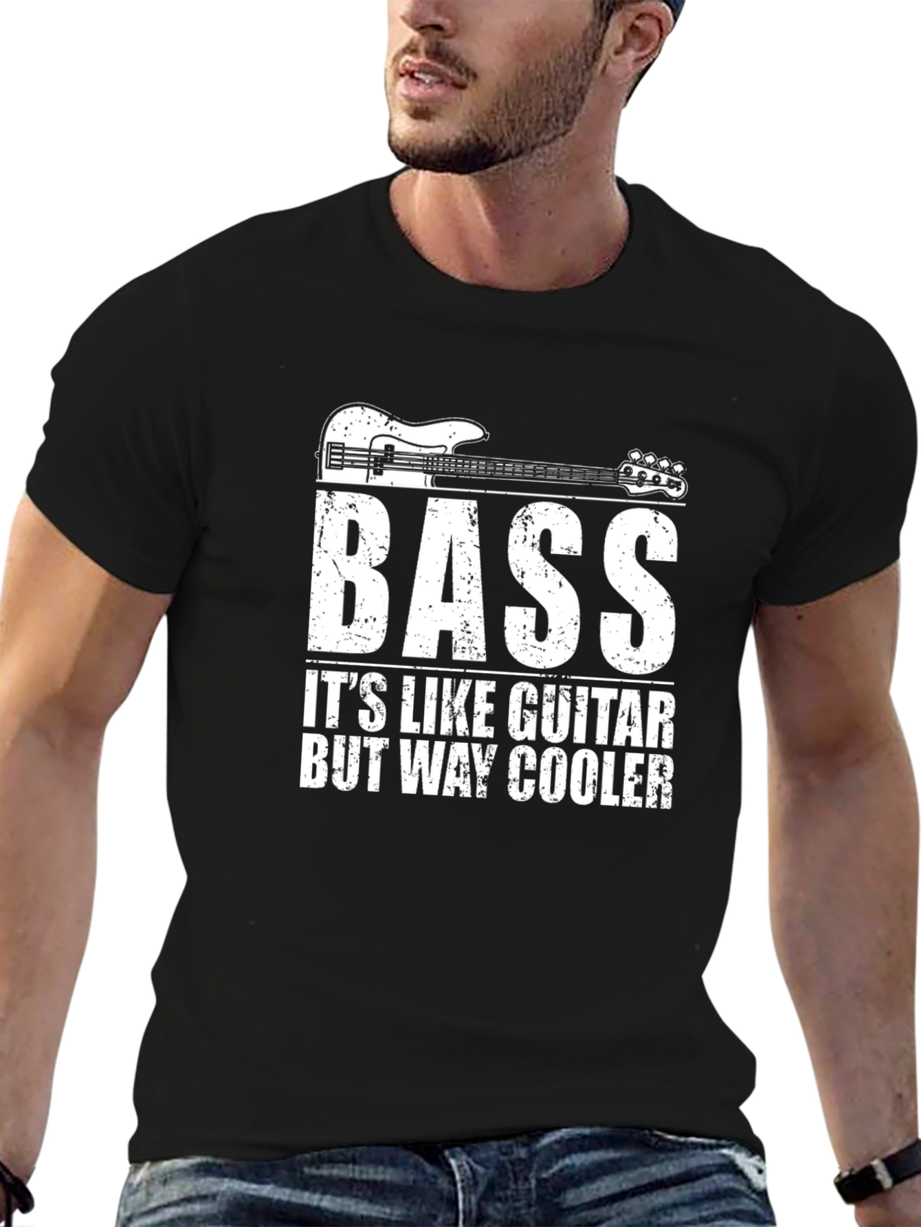 Bass Guitar T-Shirt: Its Like Guitar But Way Cooler!