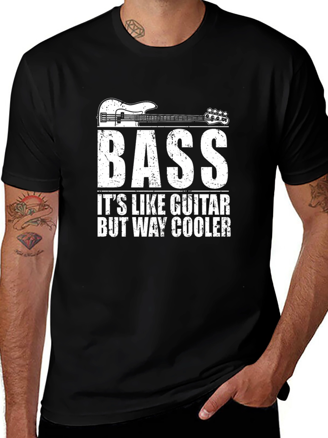 Bass Guitar T-Shirt: Its Like Guitar But Way Cooler!