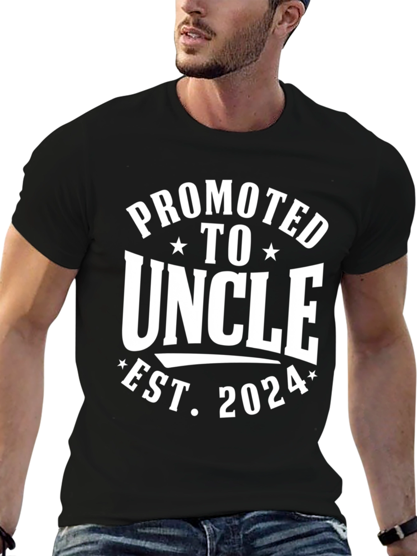 Promoted to Uncle Est. 2024 Graphic Tee