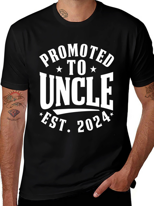 Promoted to Uncle Est. 2024 Graphic Tee
